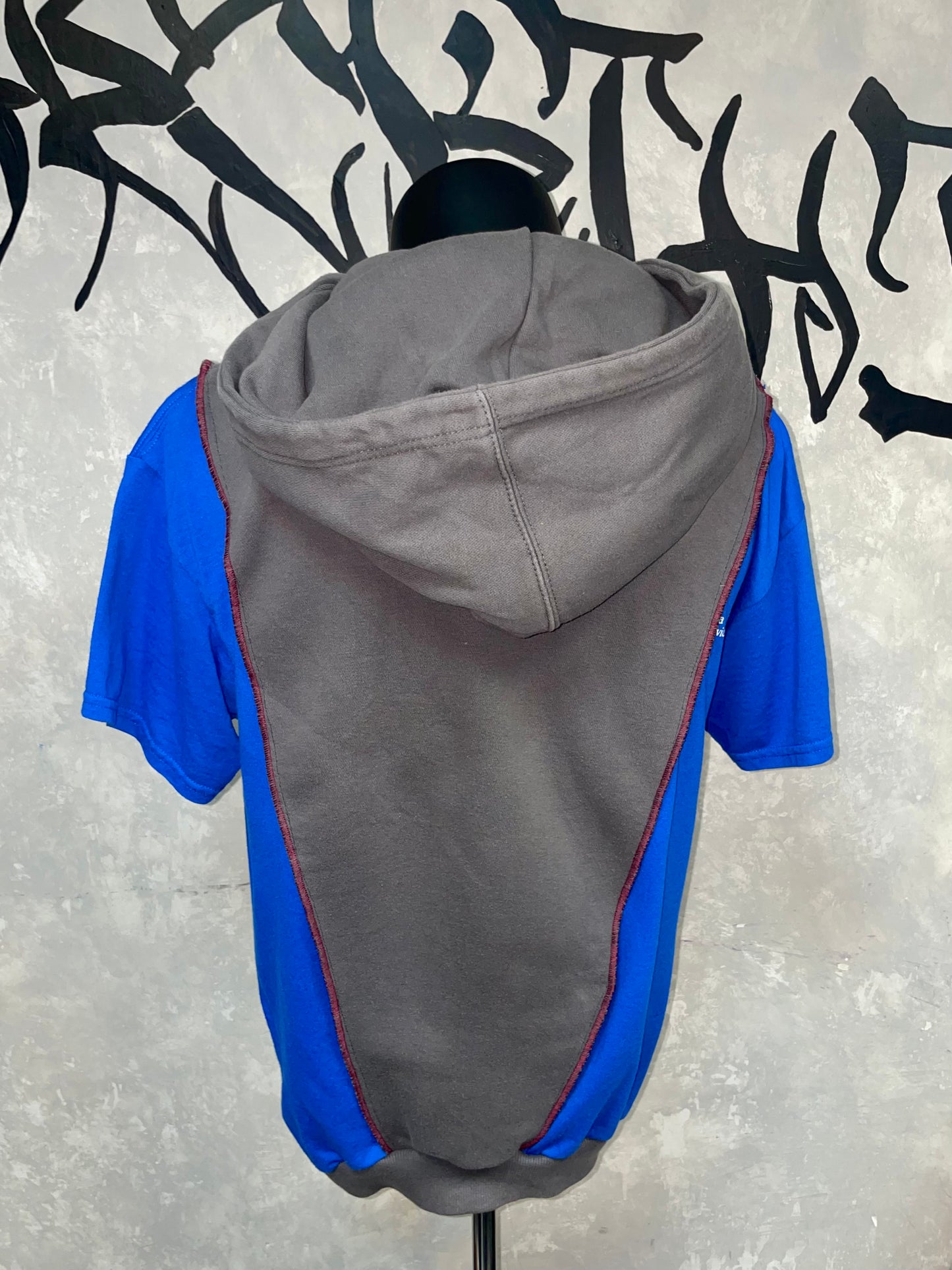 Patchwork Remake Hoodie Tee