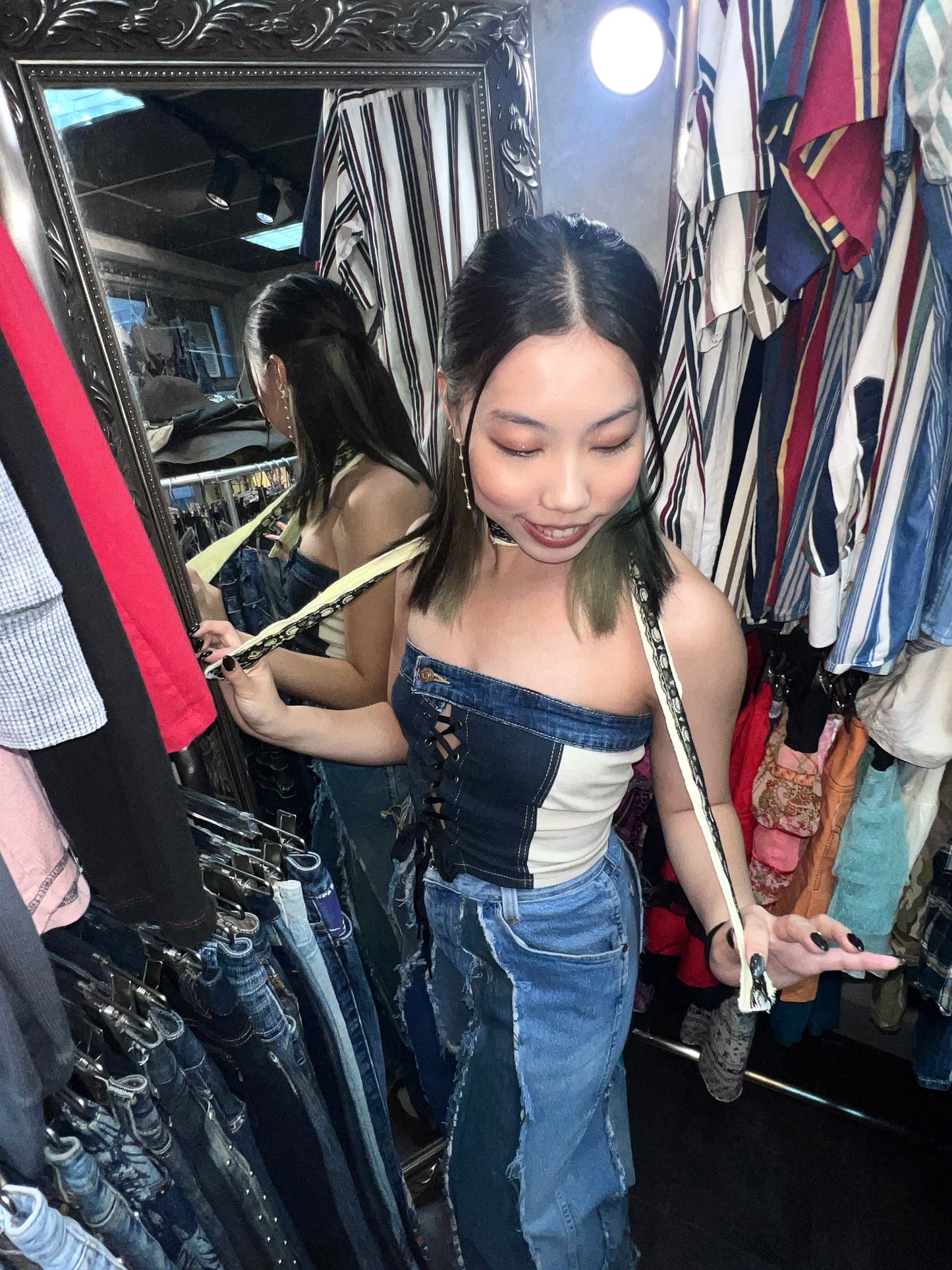 Girly Denim Vtg Remake Top