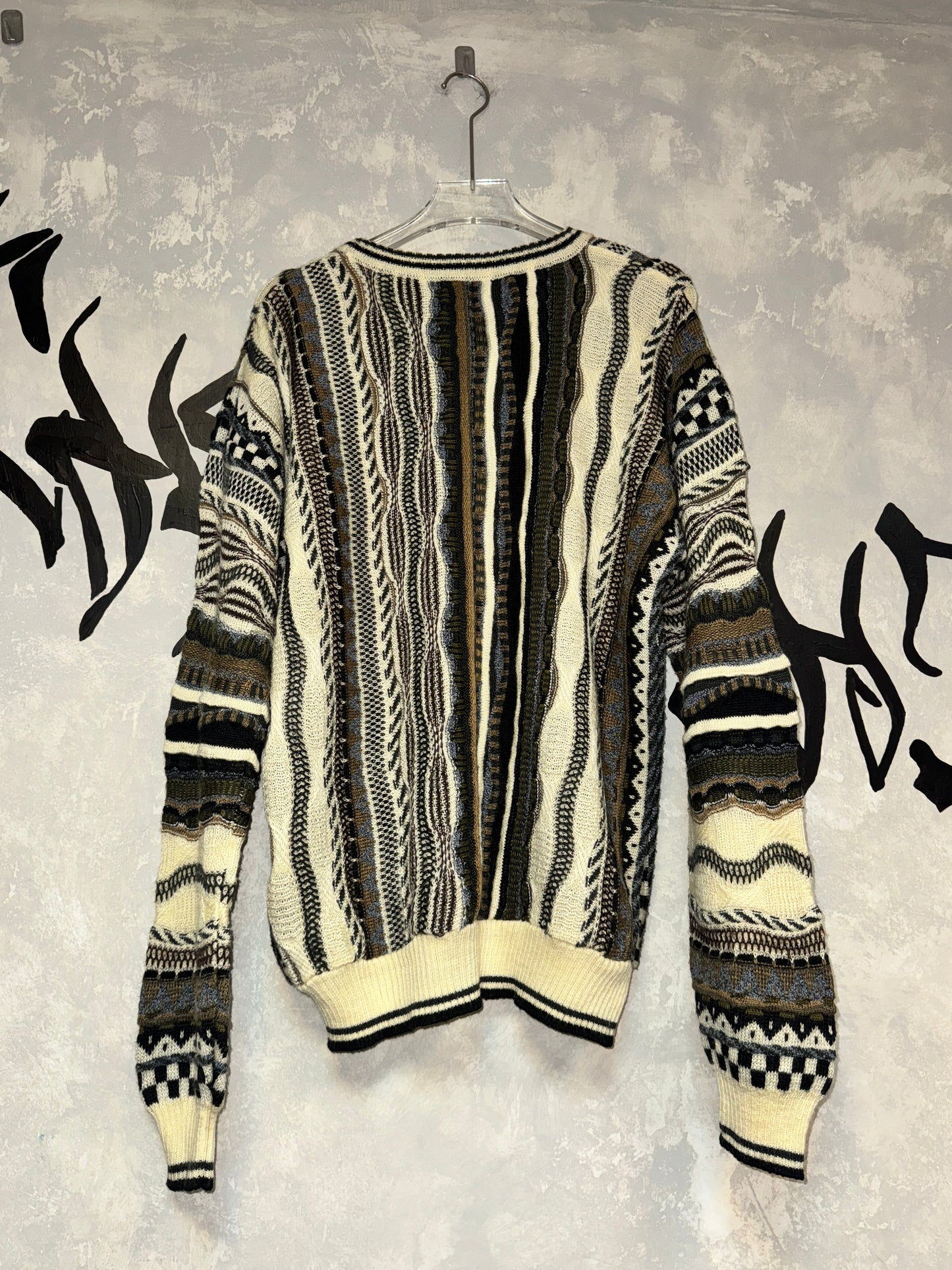 Coogi Style 3D Knitting Sweater