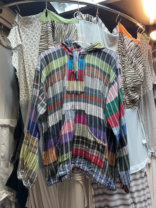 Vintage Handwoven Hoodie