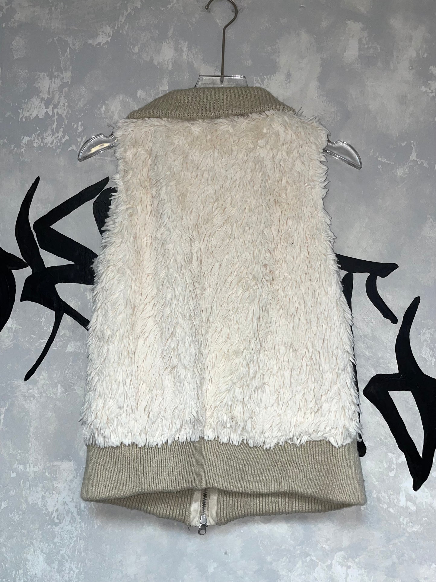 Vintage Faux Furry Vest (Thrift)