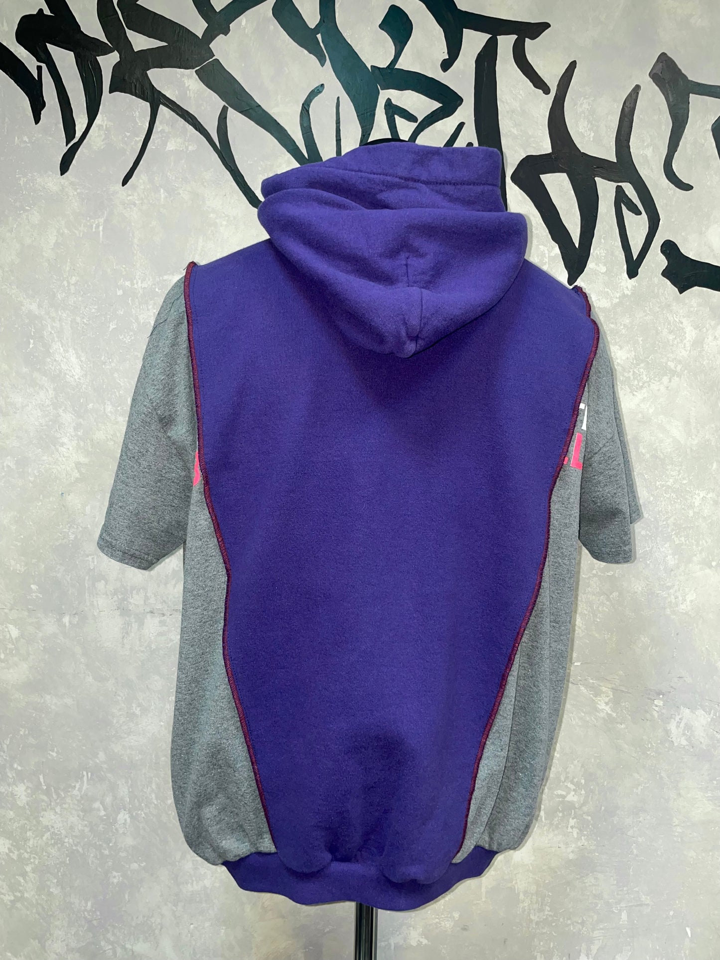 Patchwork Remake Hoodie Tee (L-XL)