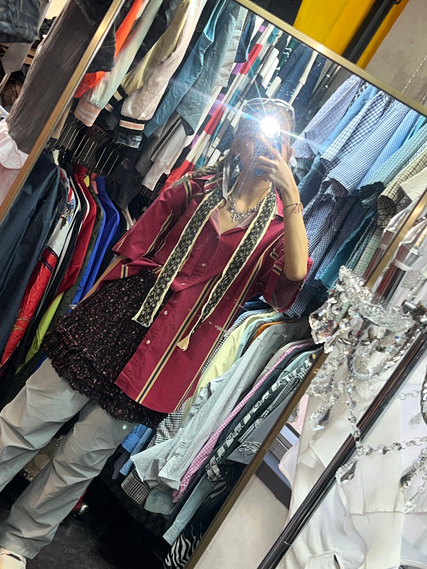 Vtg Striped Shirt