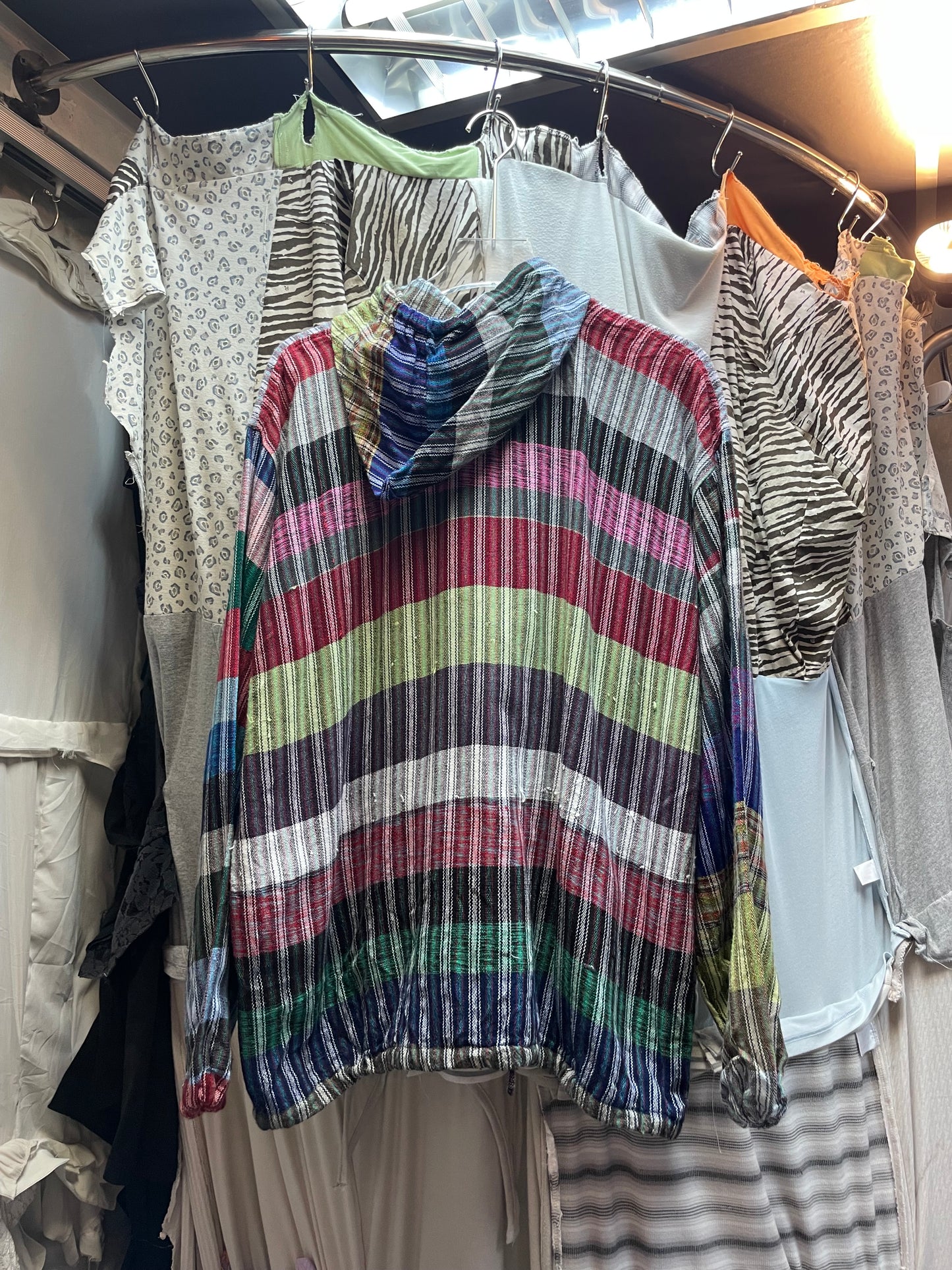 Vintage Handwoven Hoodie