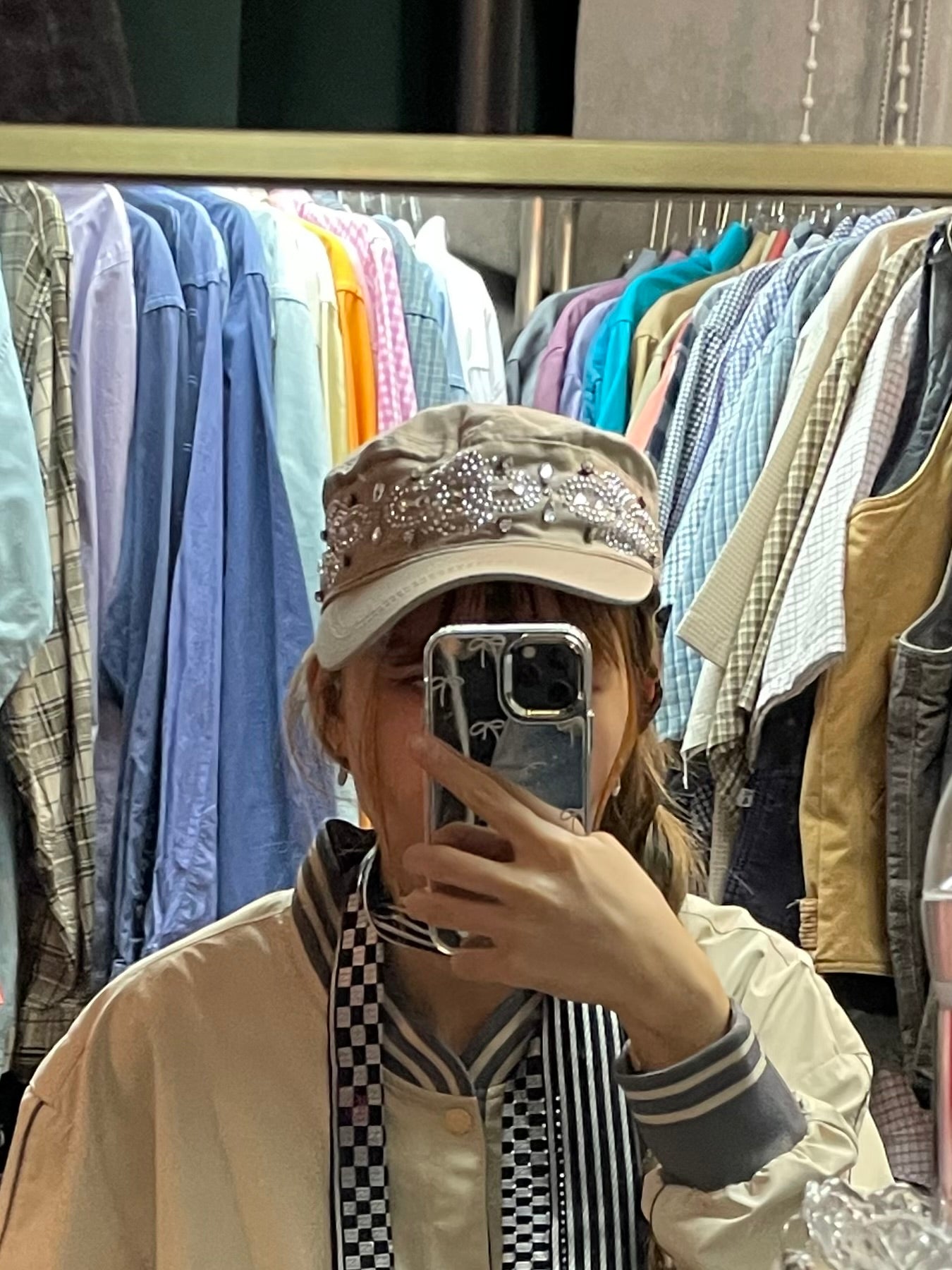 Y2k shining hat