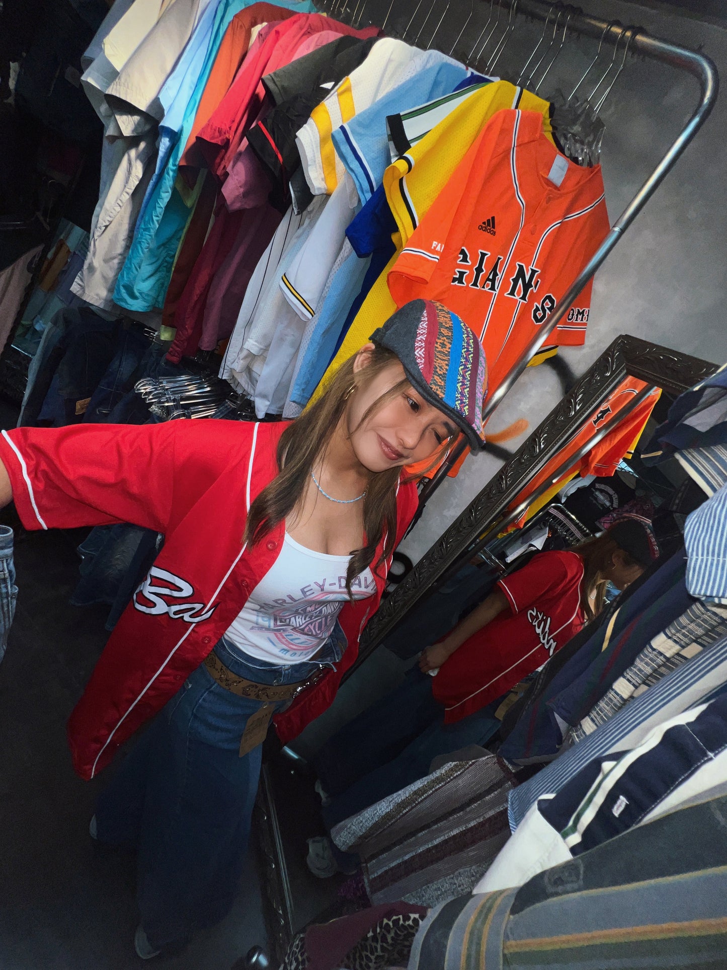 Vtg Baseball Jersey M