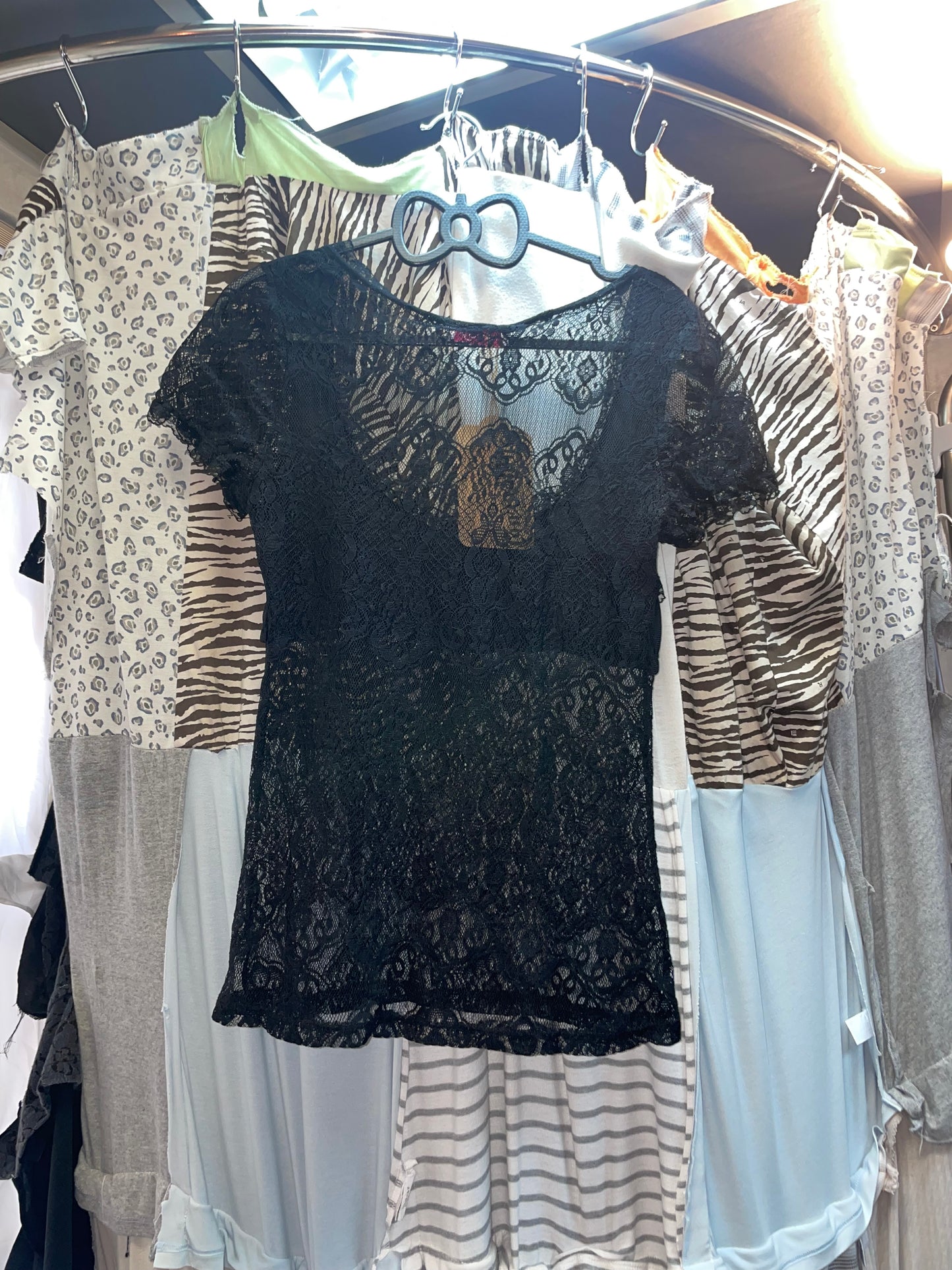 Y2K Vintage Lace Top