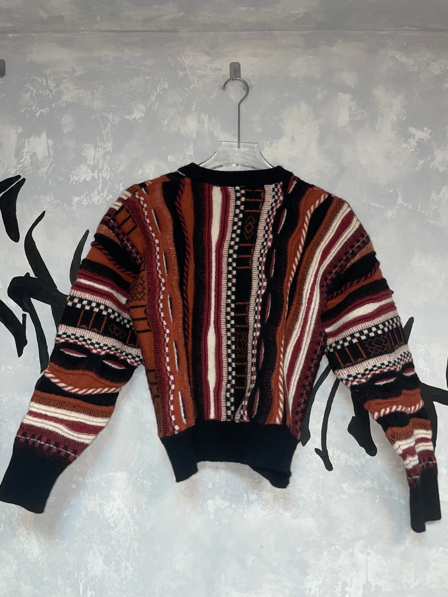 Coogi Style 3D Knitting Sweater