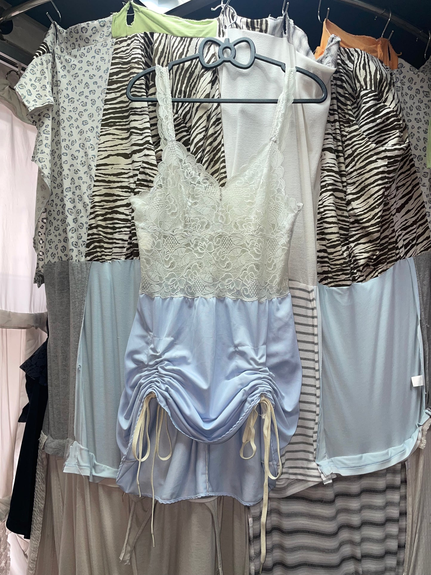 CheckThis Remake Fairy Lace Drawstring Dress