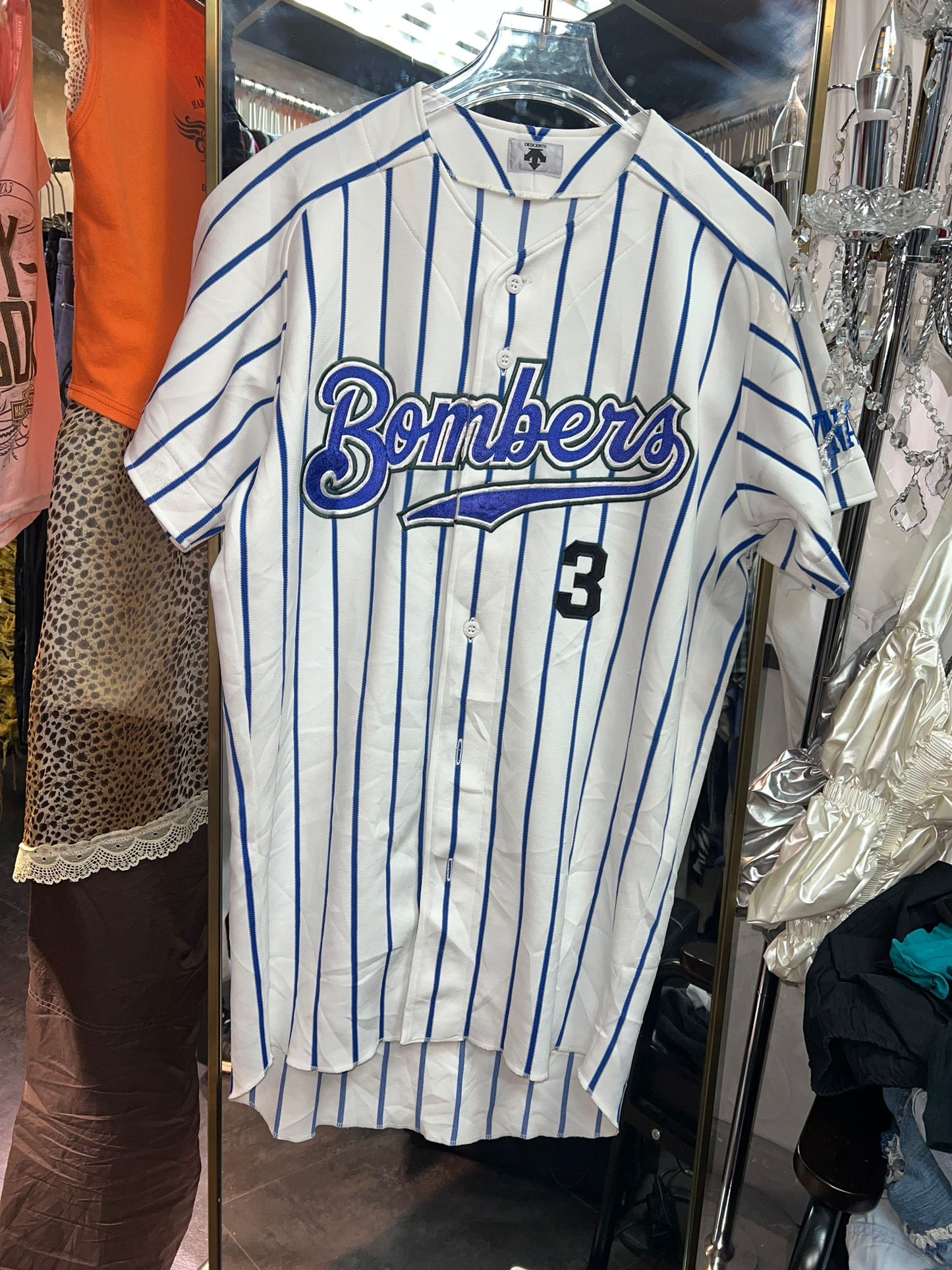 Vtg Baseball Jersey L