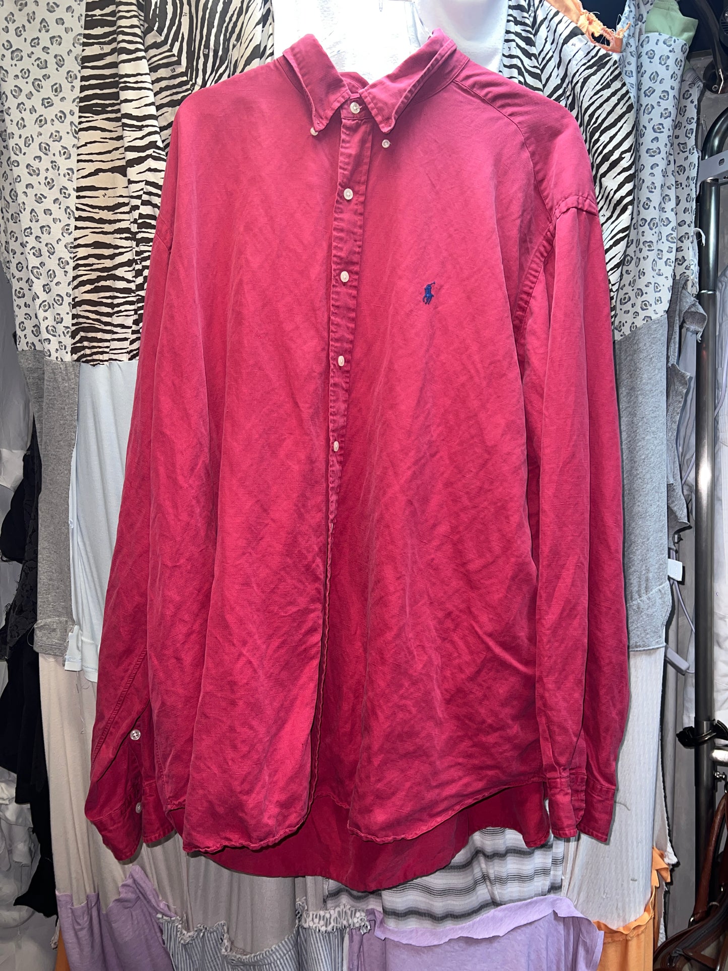 Polo Vintage Shirt Long Sleeve