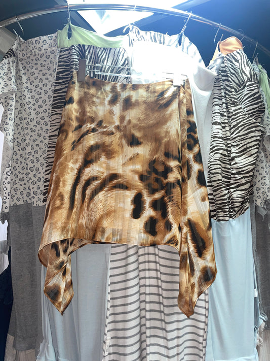Vintage Leopard printed Skirt