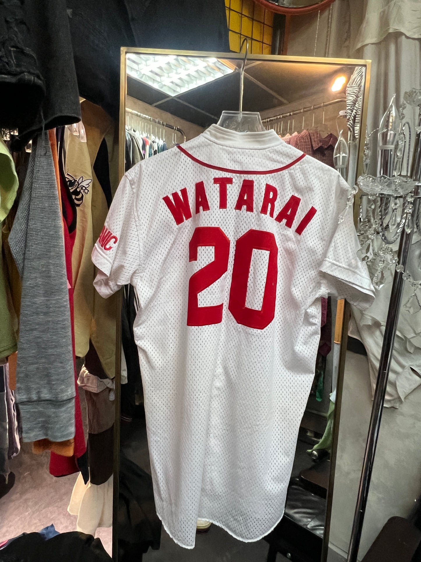 Vtg Baseball Jersey L