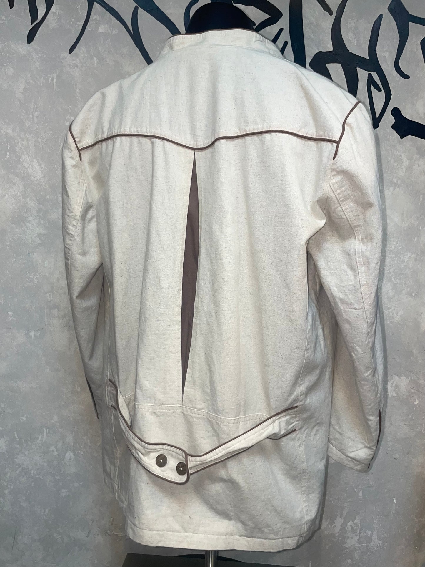 Vintage Linen Blazer