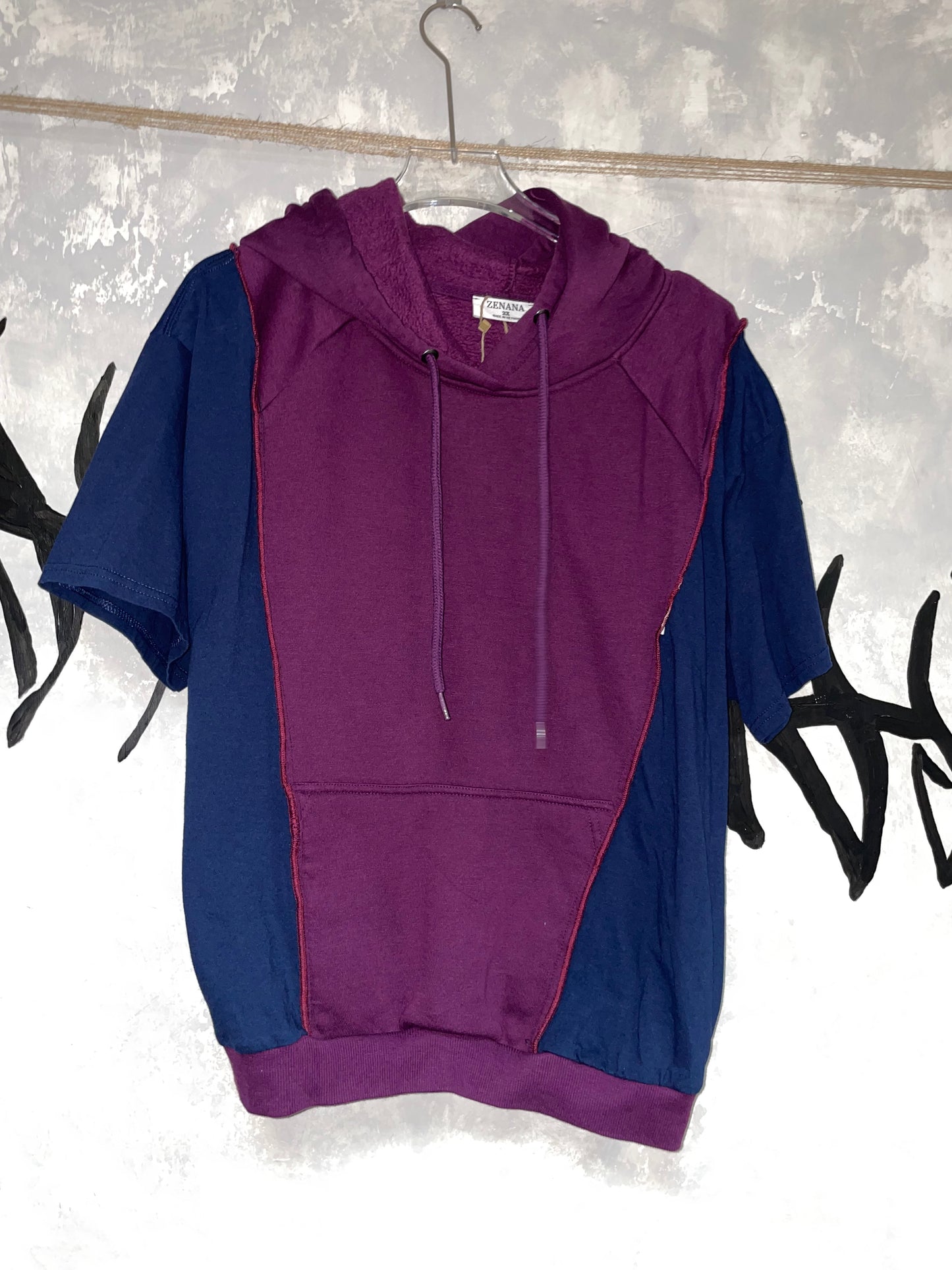 Patchwork Remake Hoodie Tee