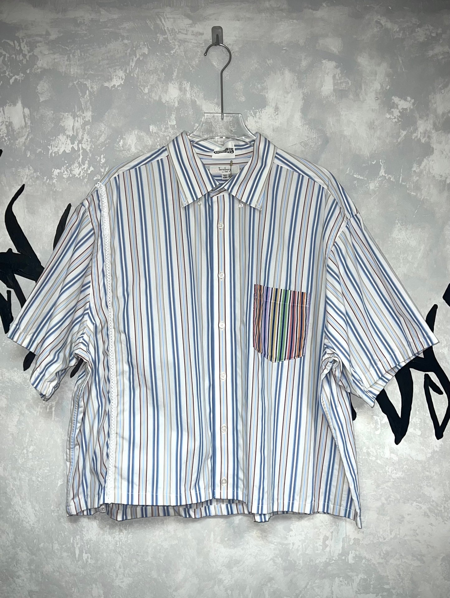 Remake Boxy Shirt (Lace-Pocket)