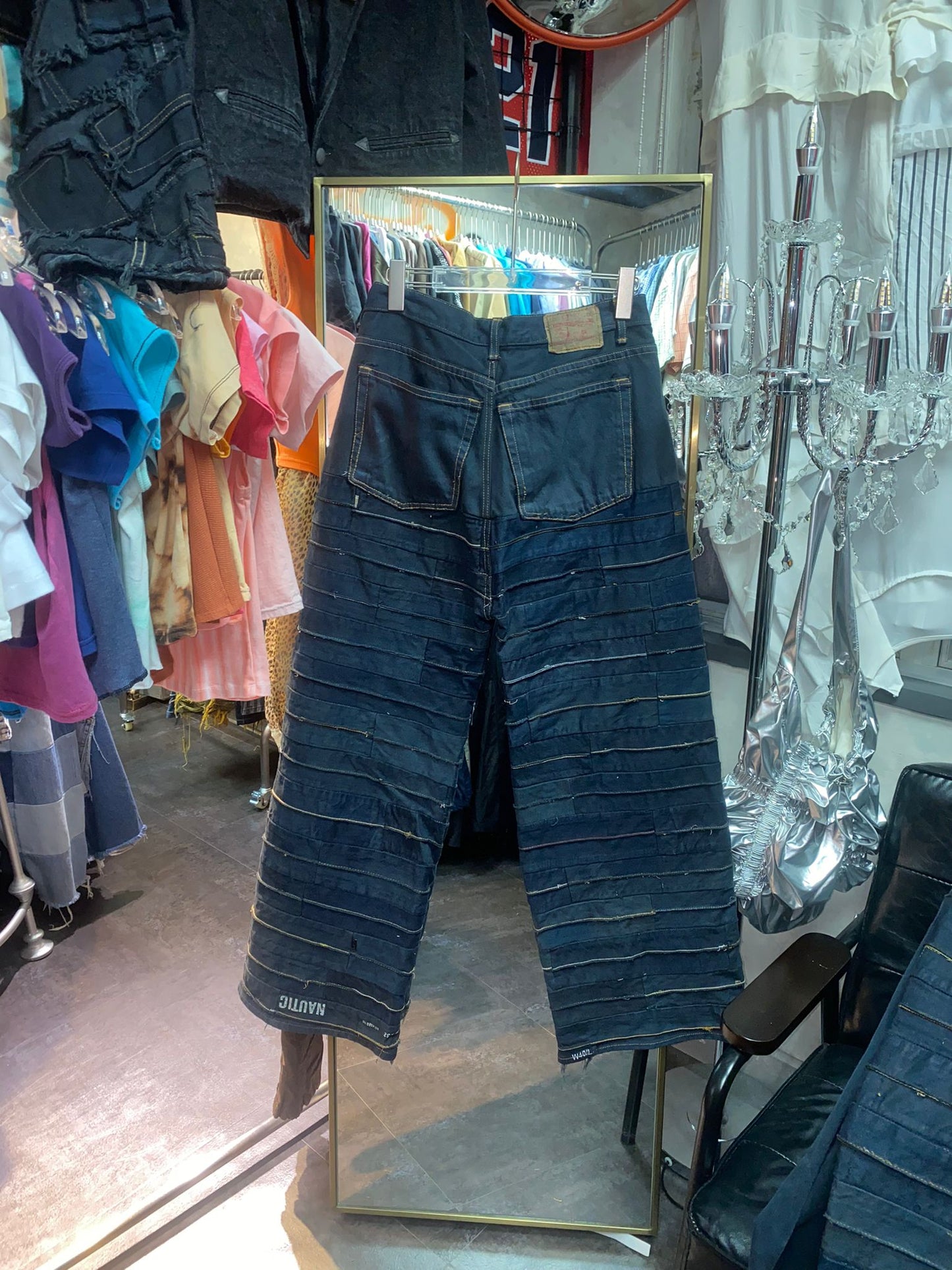 Vtg Remake Jeans (Cake-Washed Black)