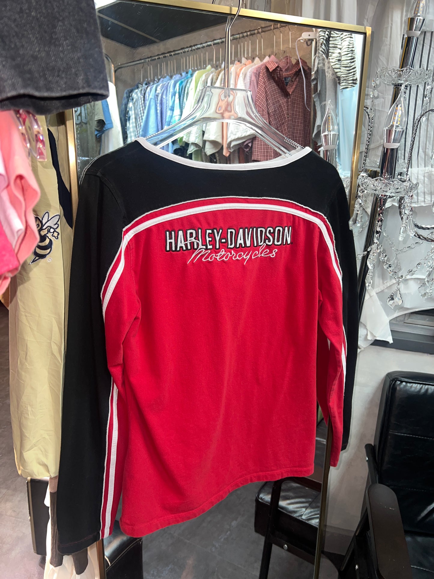 Harley Davidson Unisex Long Sleeve Zipped Top