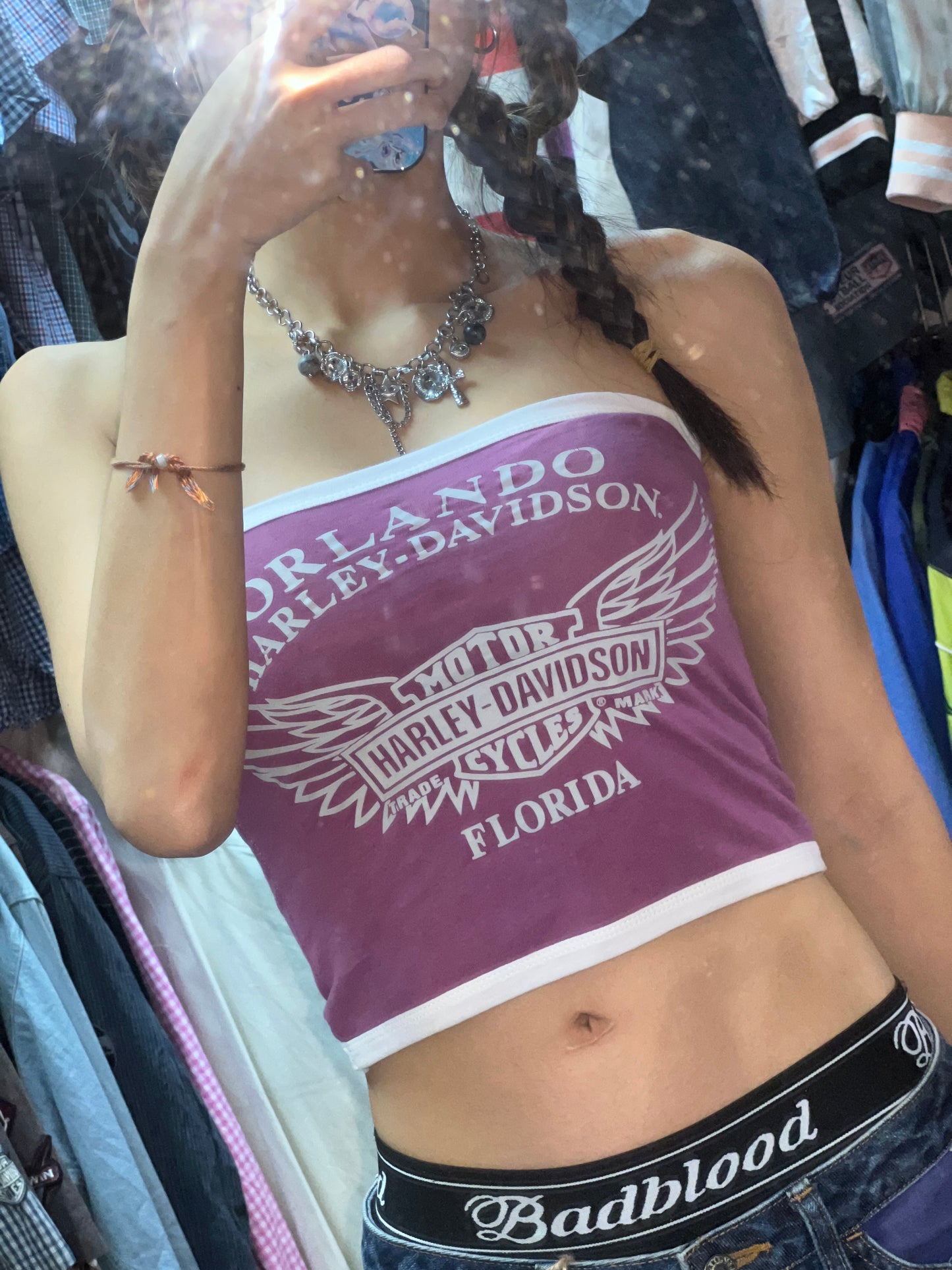Harley Davidson Remake Tube-Top