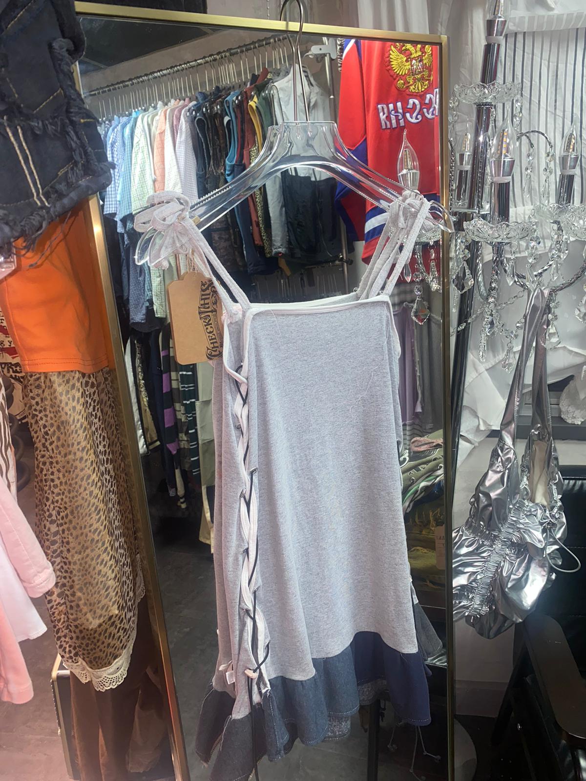 Y2K vtg Looney Tunes tee remake dress