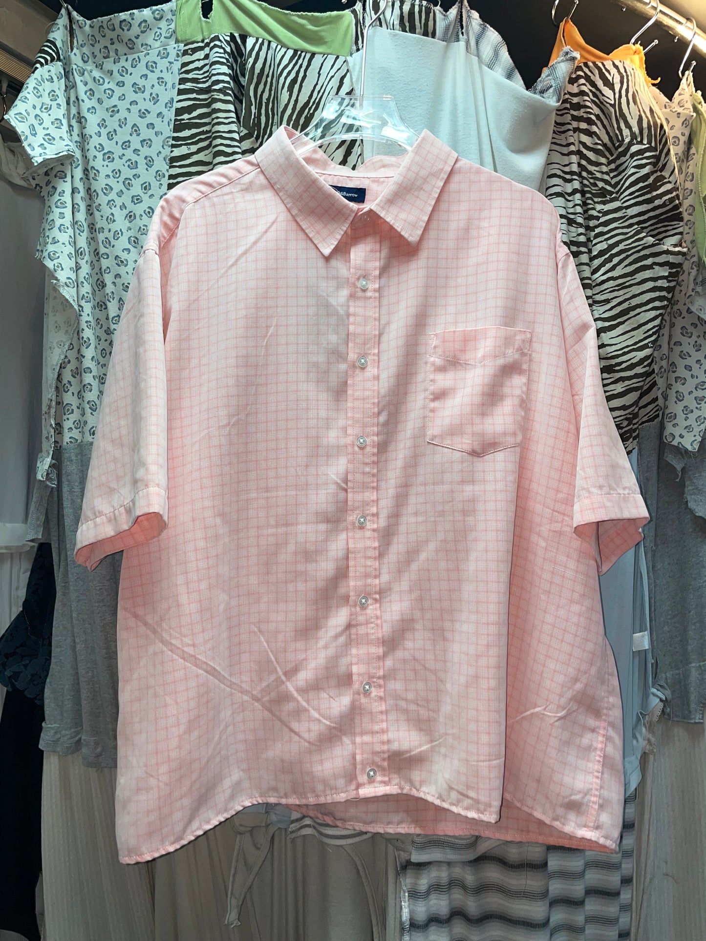 Boxy Cropped Vintage Shirt