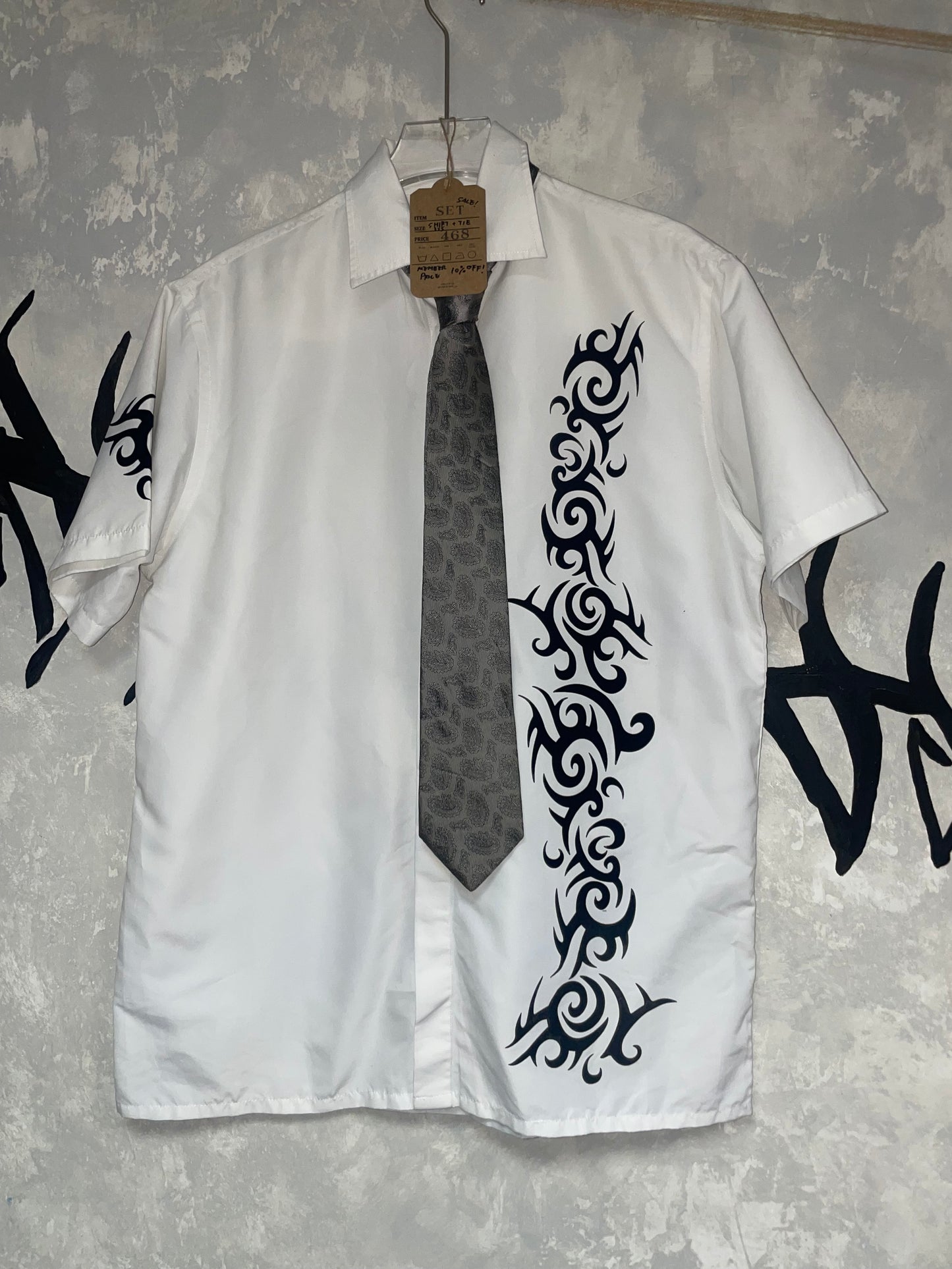 Vintage Set (Flame Shirt + Tie)