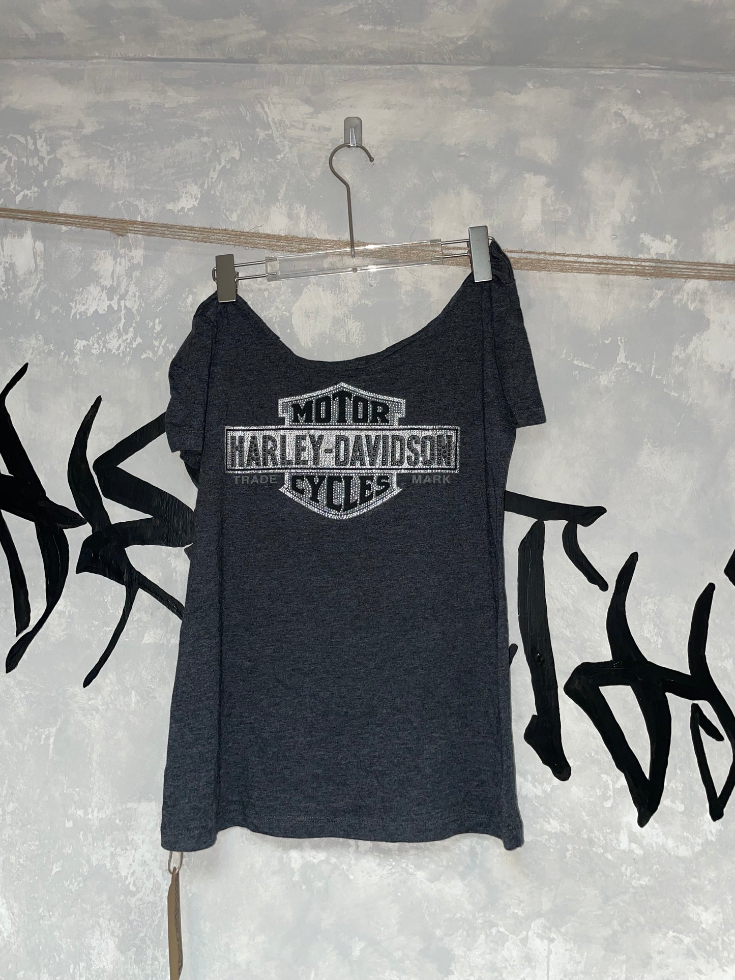 Cropped Harley Davidson Tee