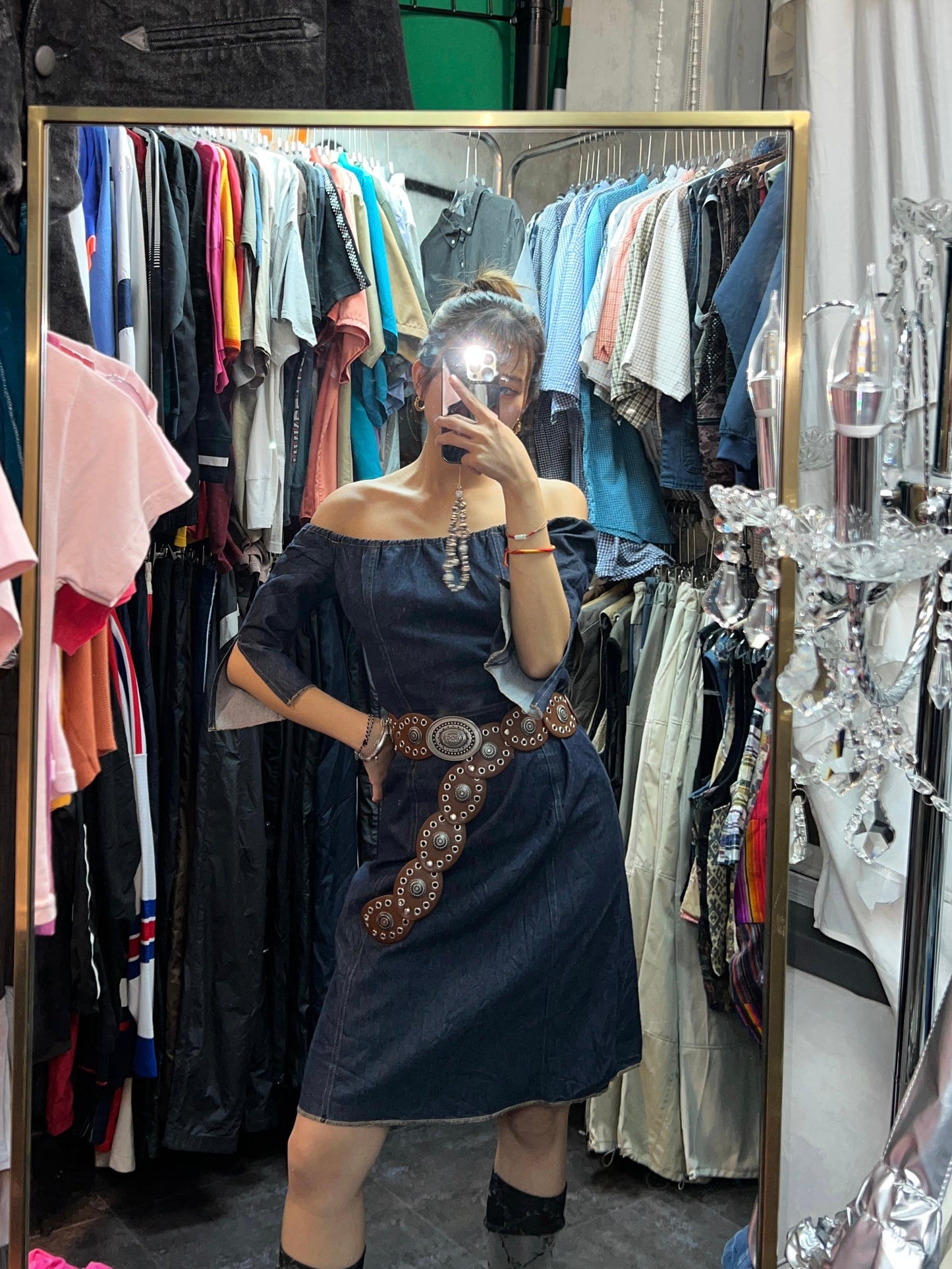 Y2k Denim Dress