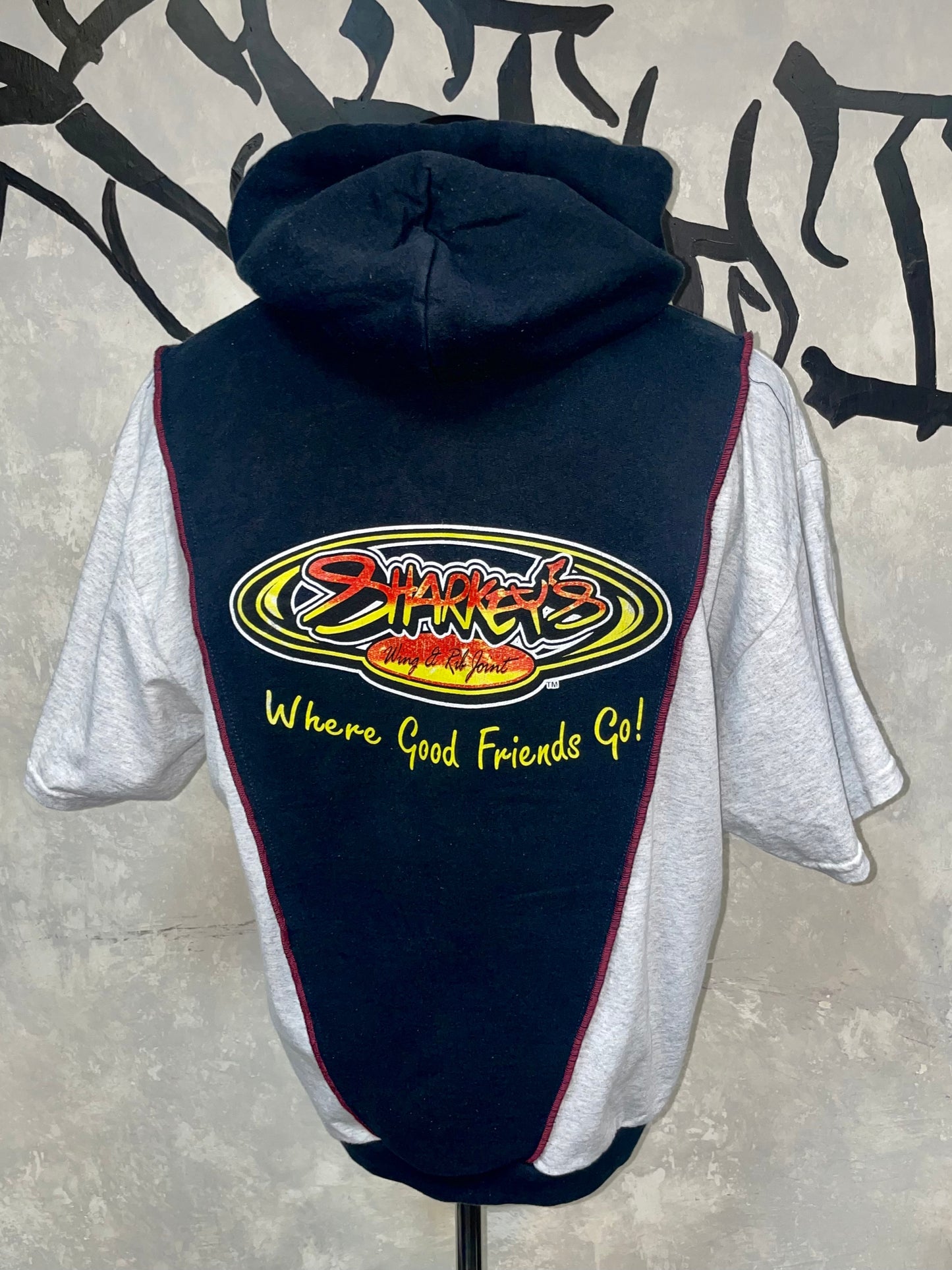 Patchwork Remake Hoodie Tee