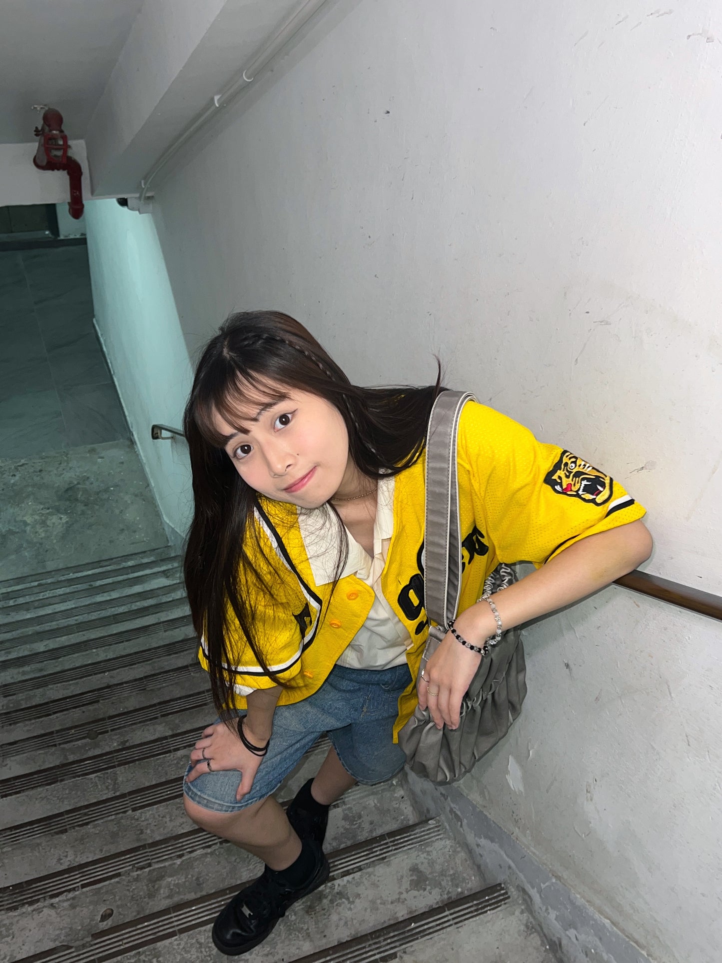 Vtg Baseball Jersey L