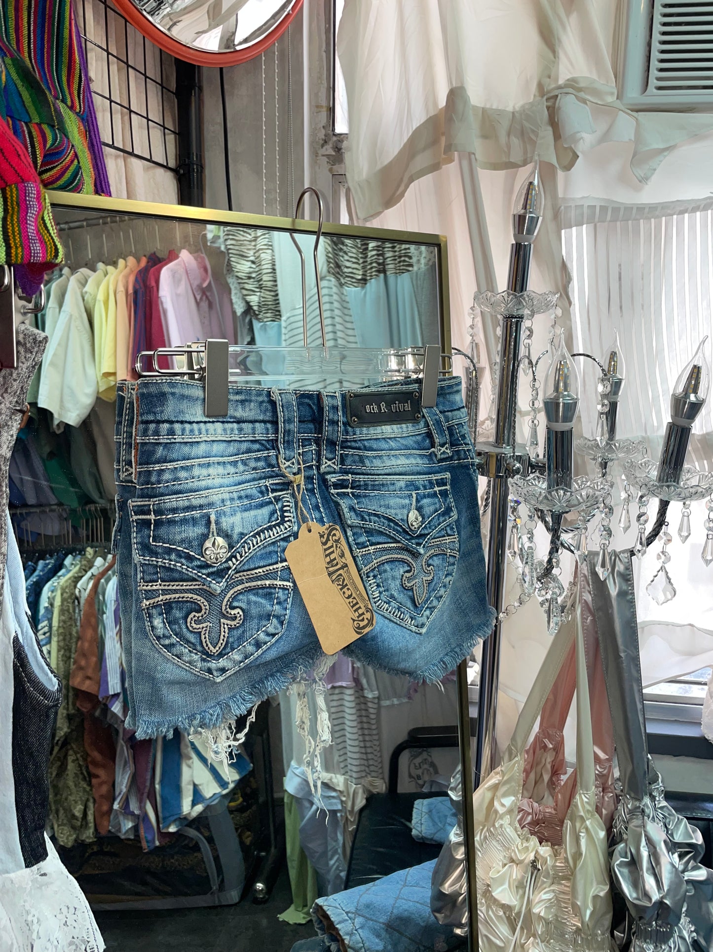 Vintage Rock-style Girly Shorts 27”