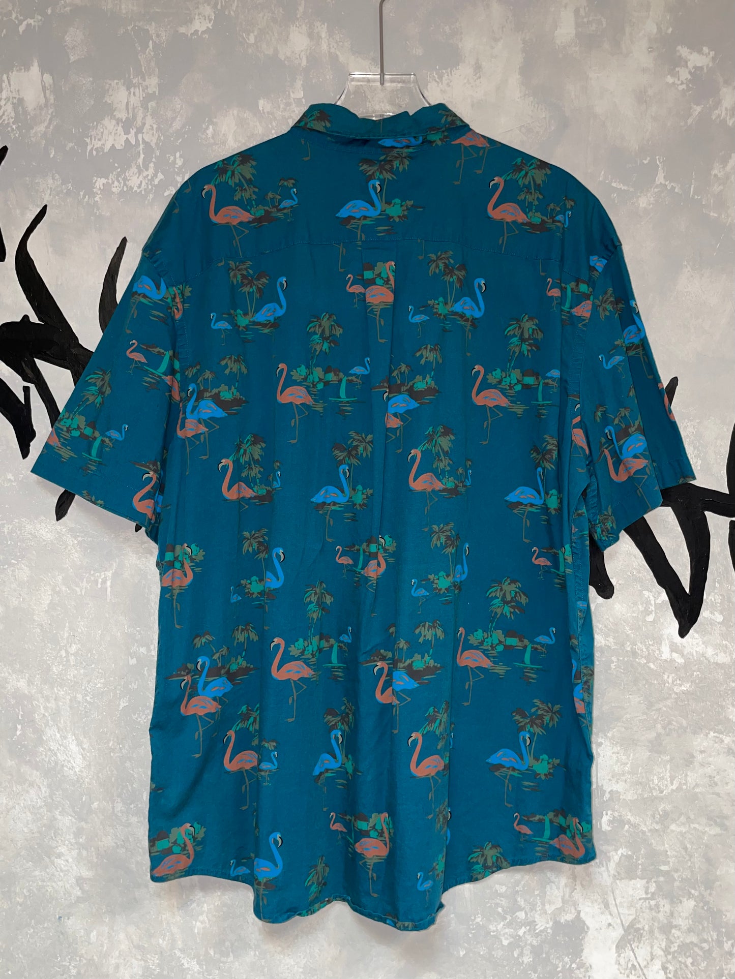 Vintage Hawaii Shirt (Flamingo)