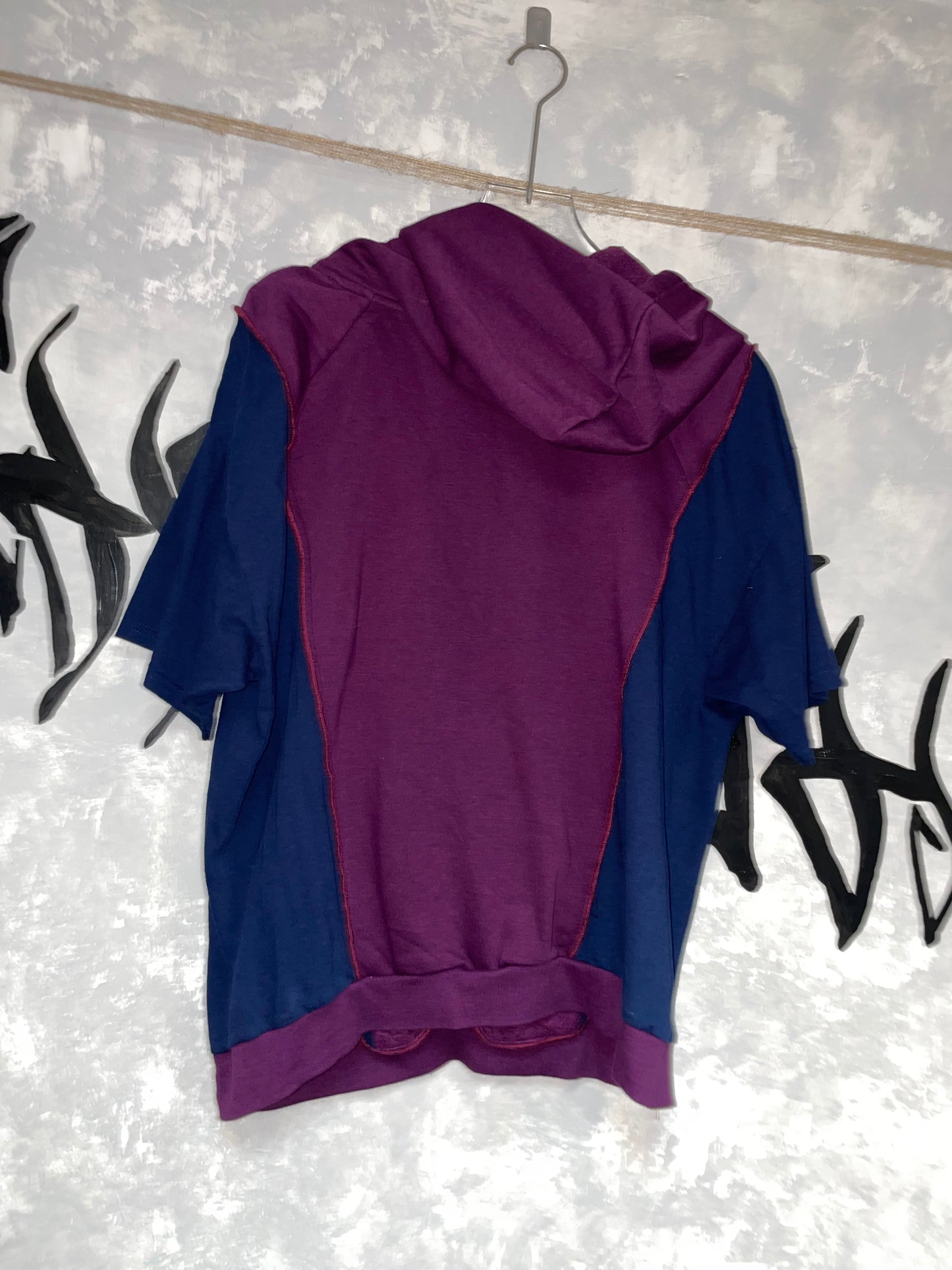 Patchwork Remake Hoodie Tee