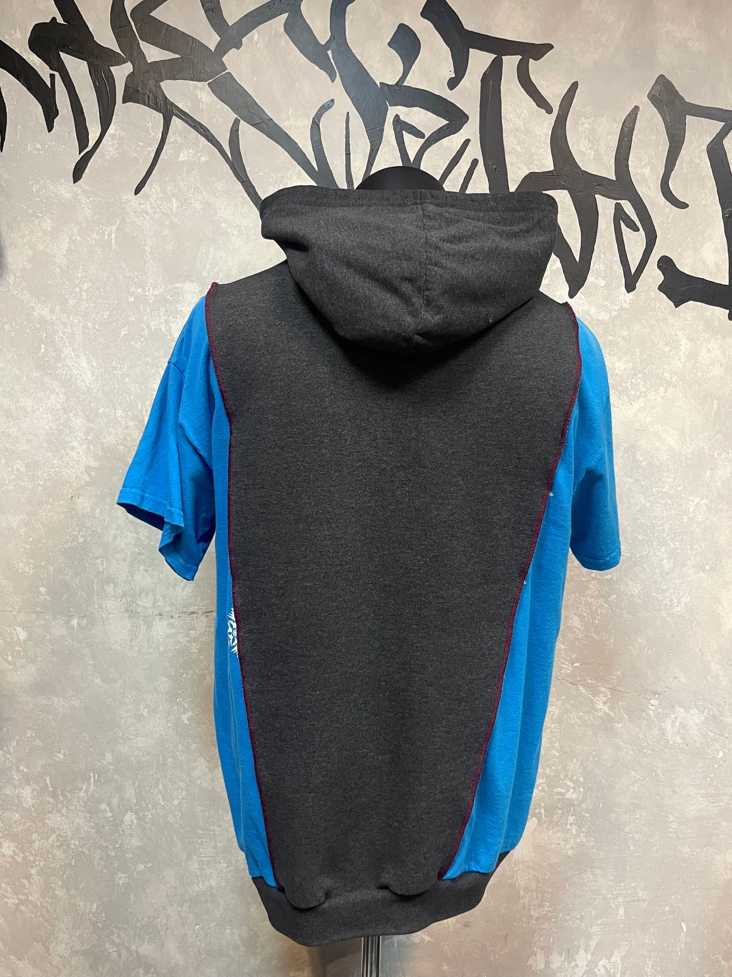 Patchwork Remake Hoodie Tee
