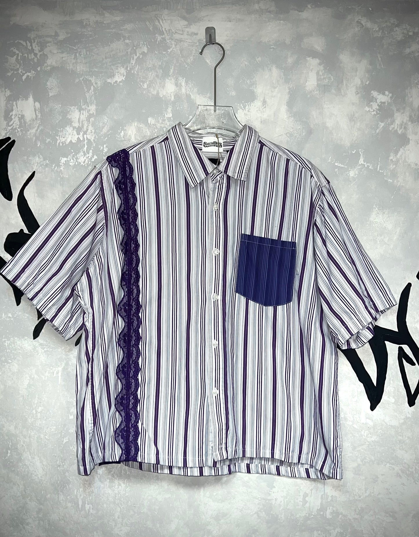 Remake Boxy Shirt (Lace-Pocket)