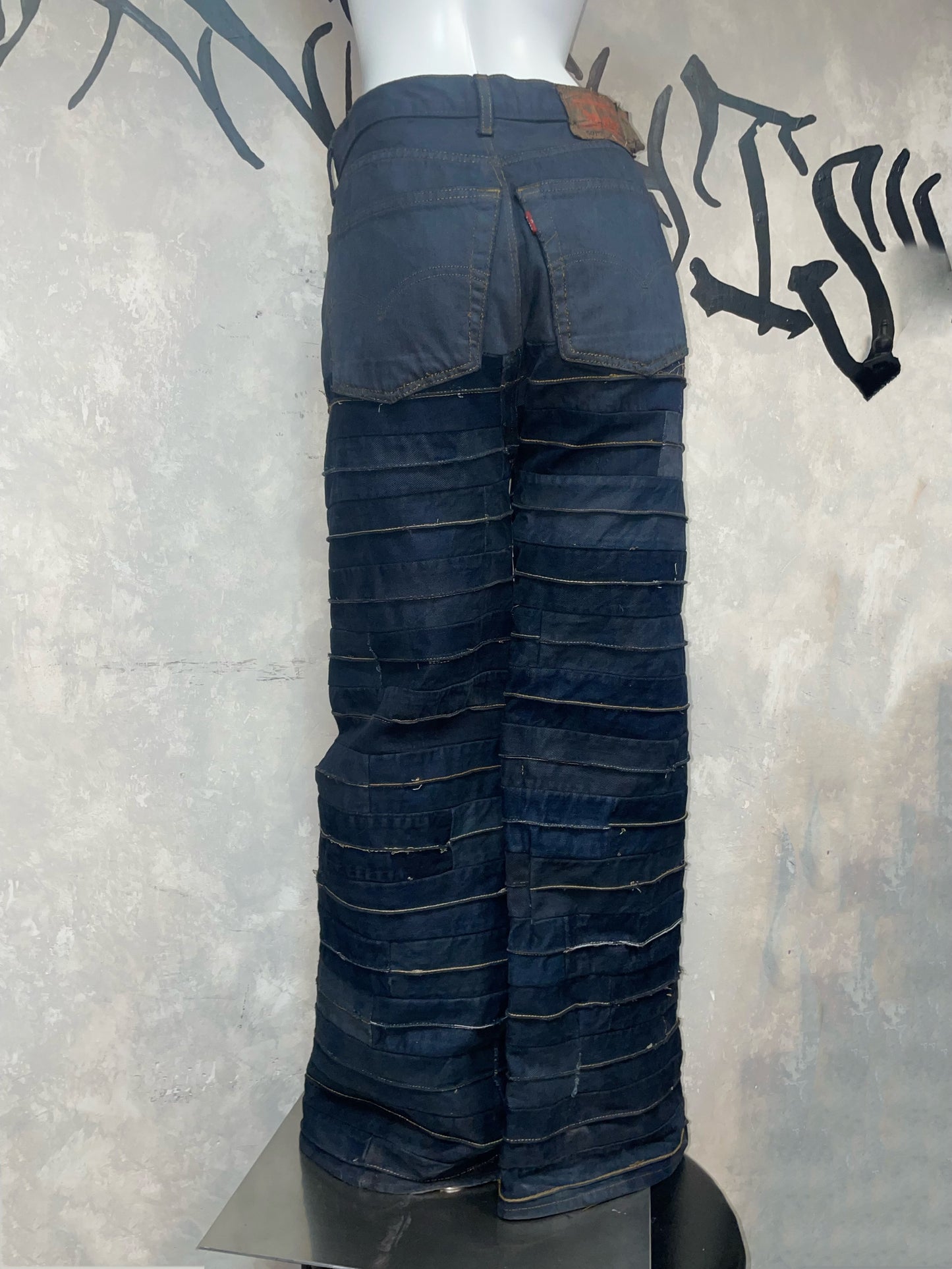 Remake Vintage Jeans (Cake-Black 29”) #REJCA01