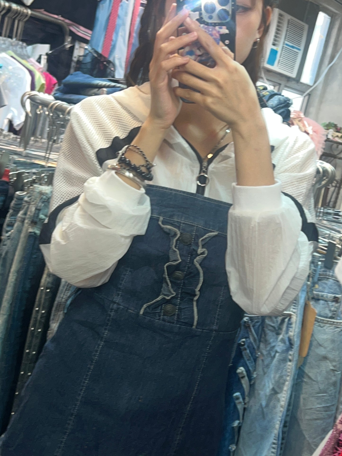 Y2K Denim Tube Dress