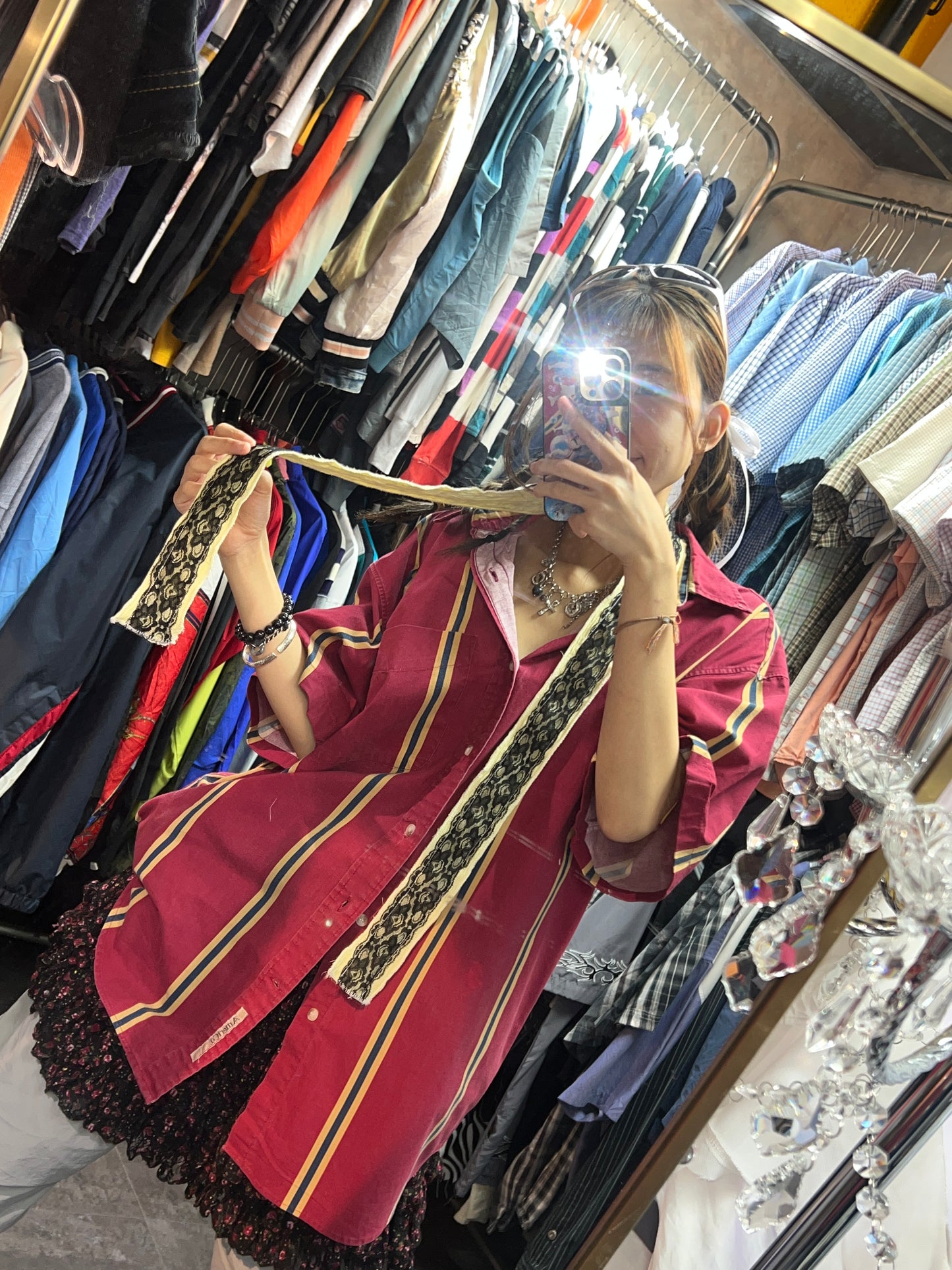 Vtg Striped Shirt