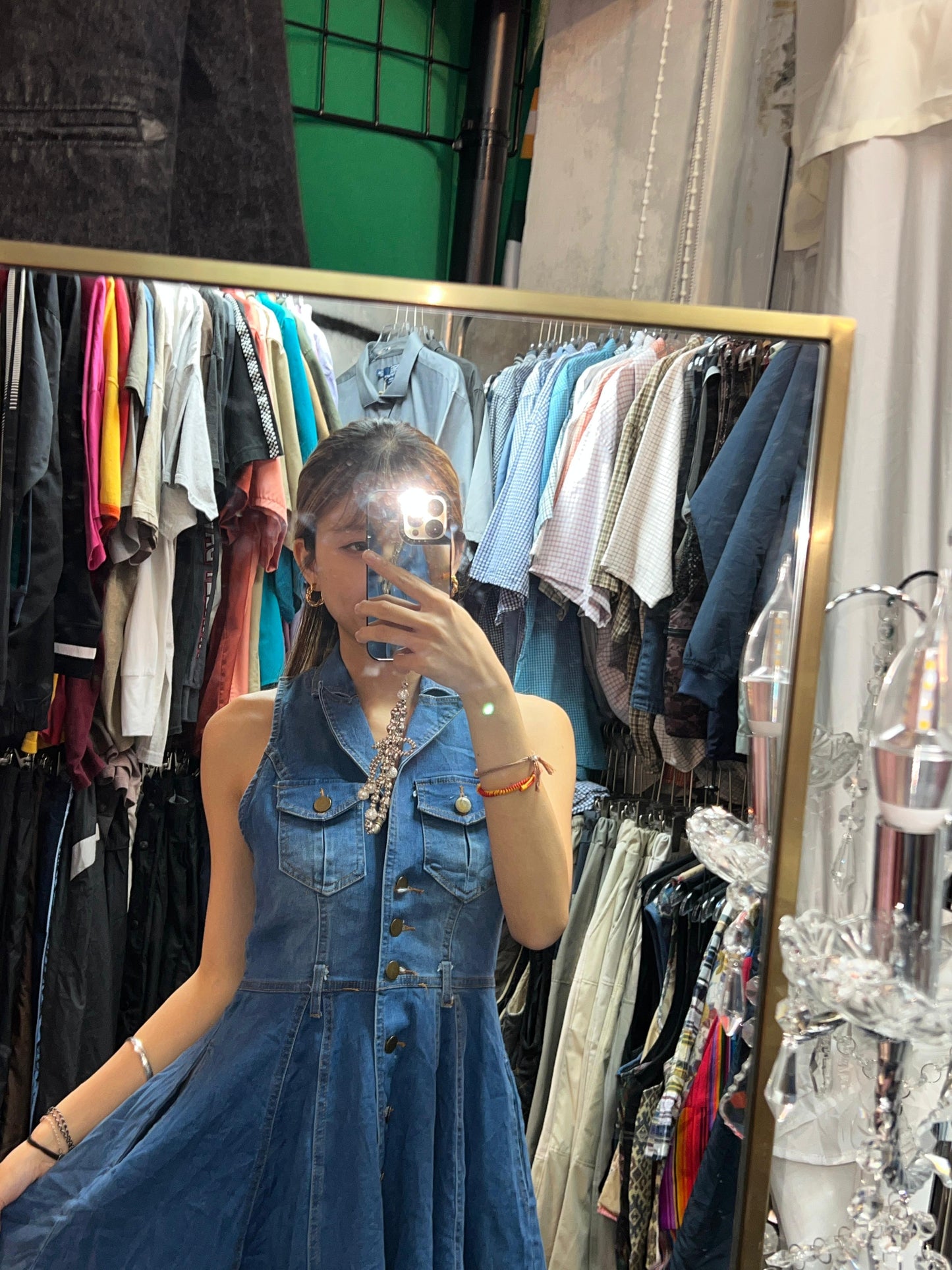 Y2K denim Dress