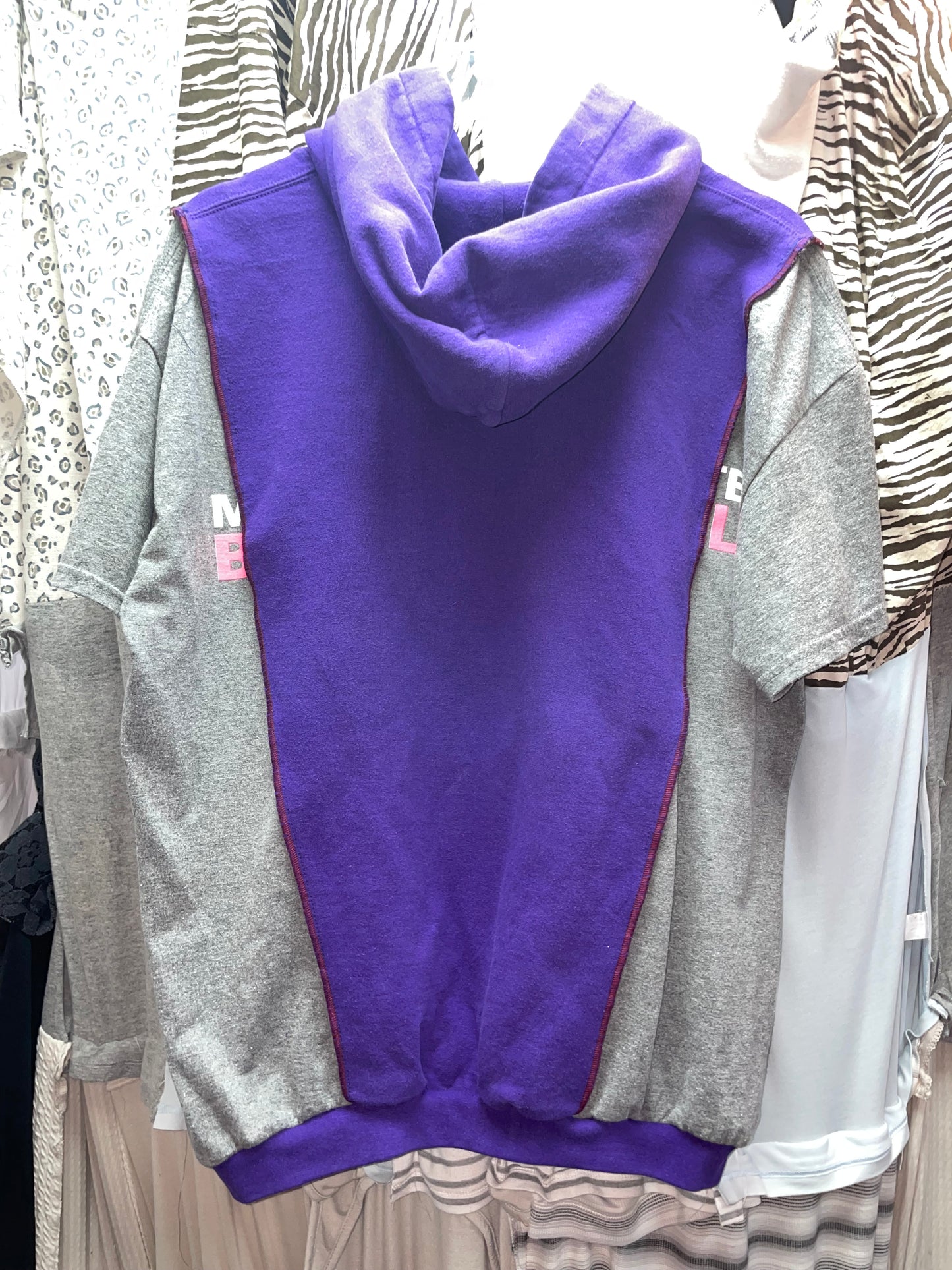 Patchwork Remake Hoodie Tee (L-XL)