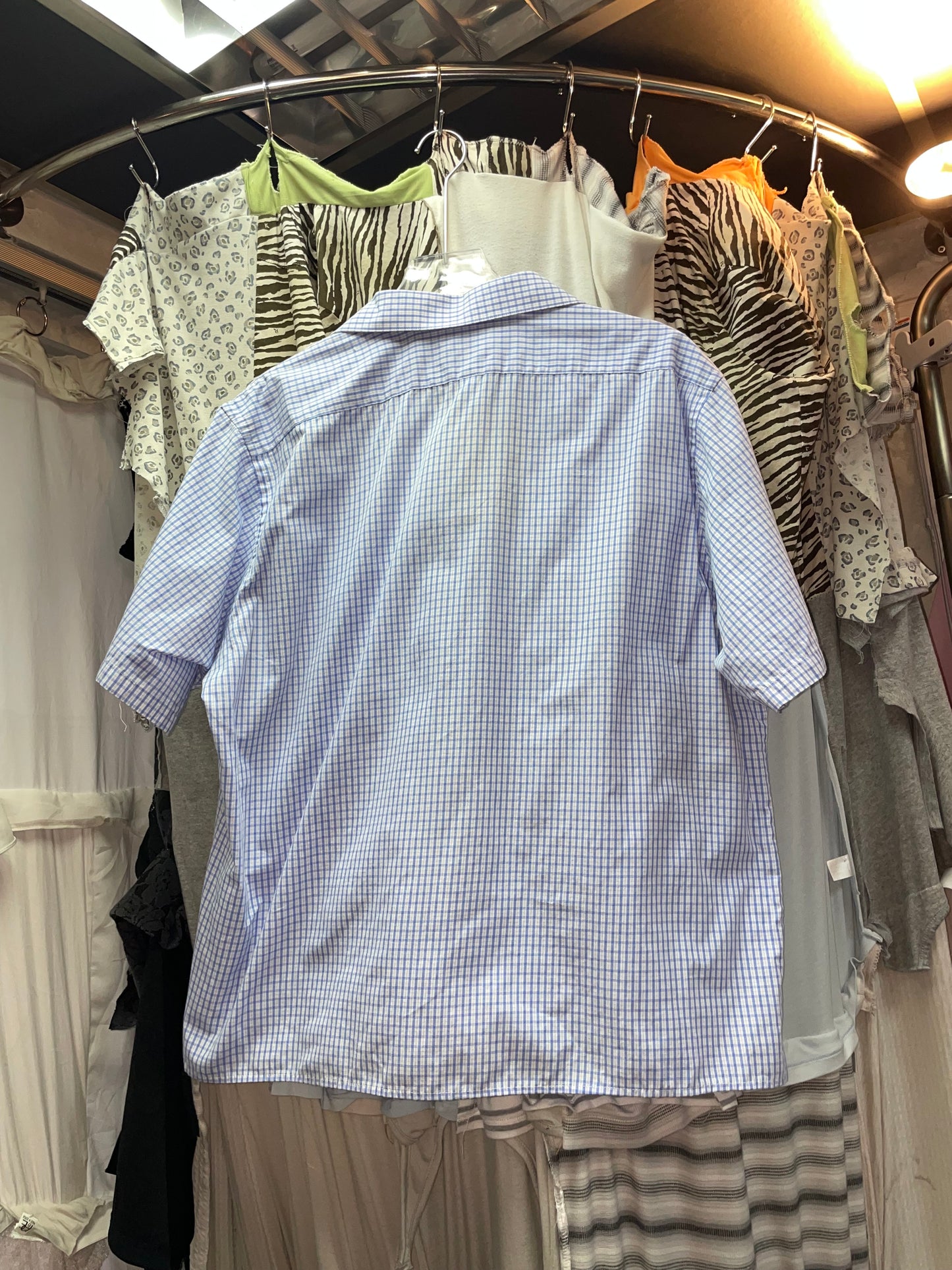 Boxy Cropped Vintage Shirt