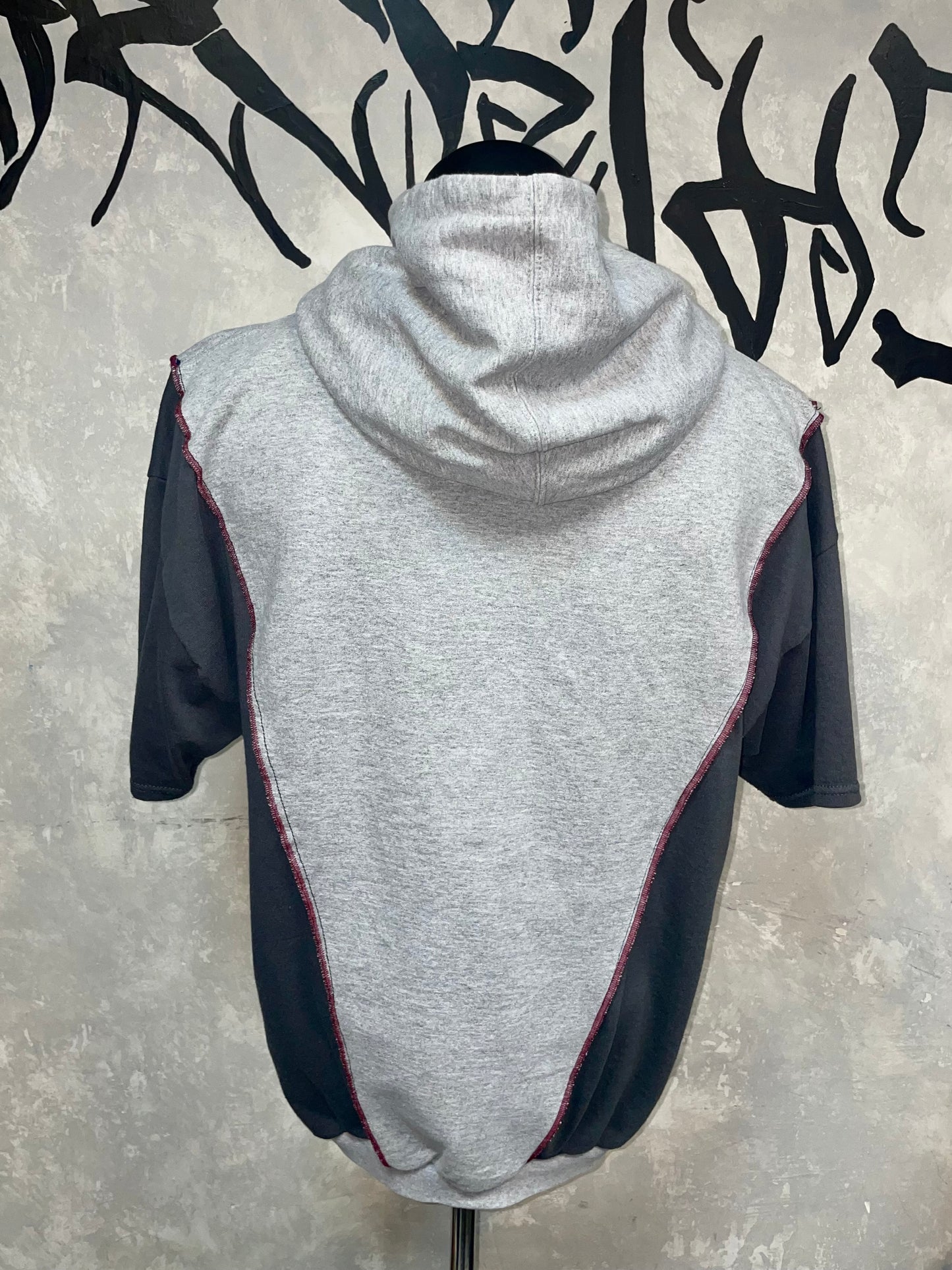 Patchwork Remake Hoodie Tee (L-XXL)