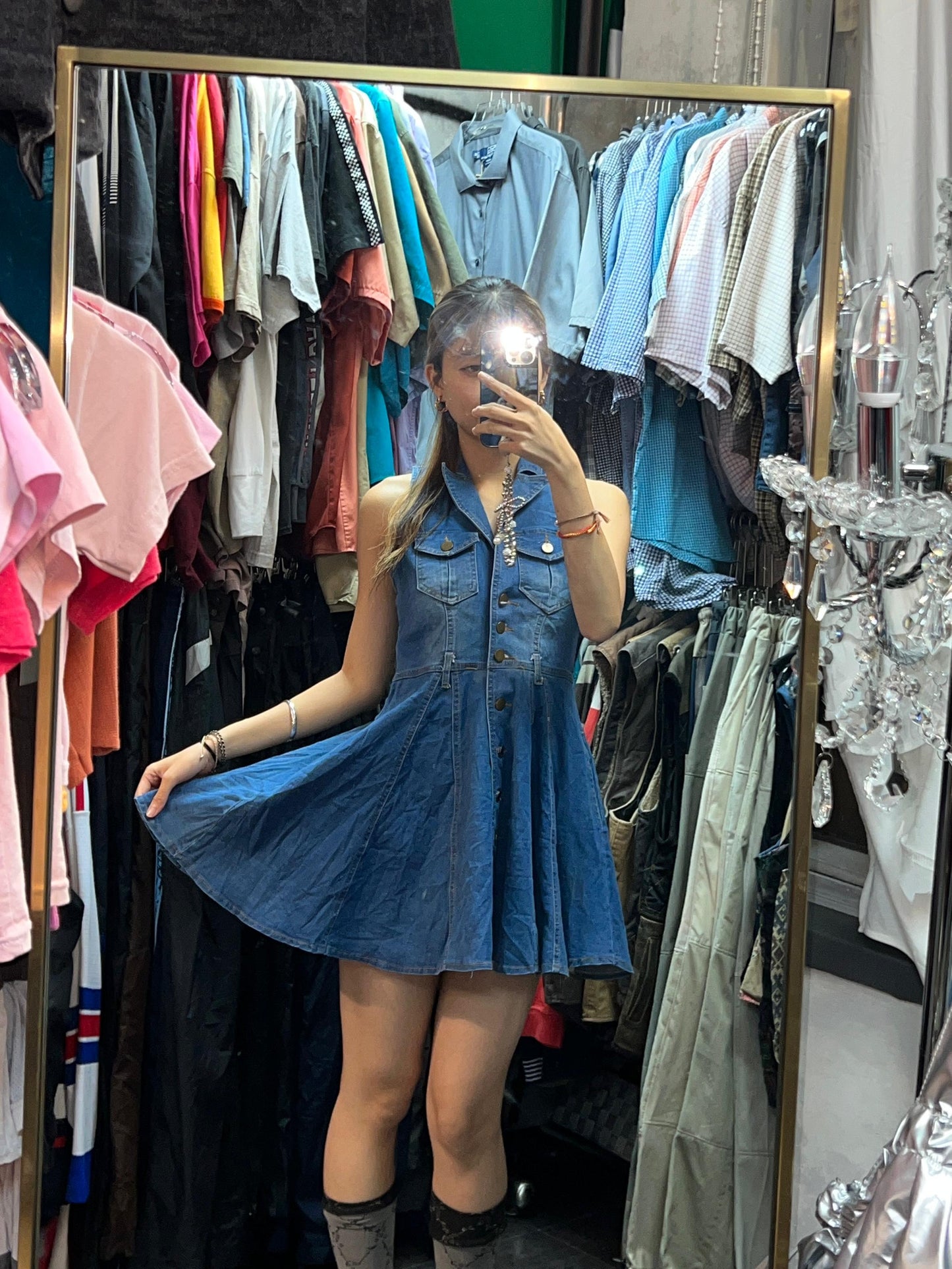 Y2K denim Dress