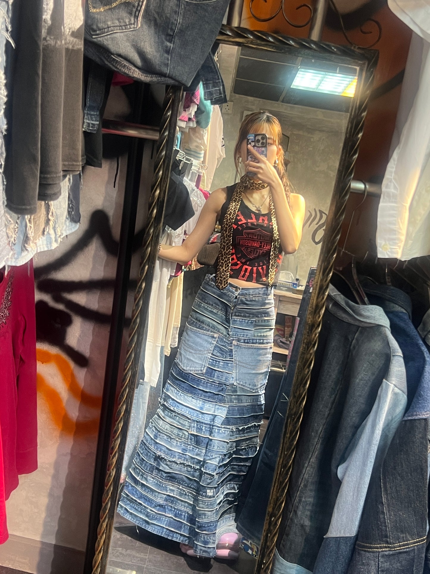 Vintage Remake Long Skirt (Cake)