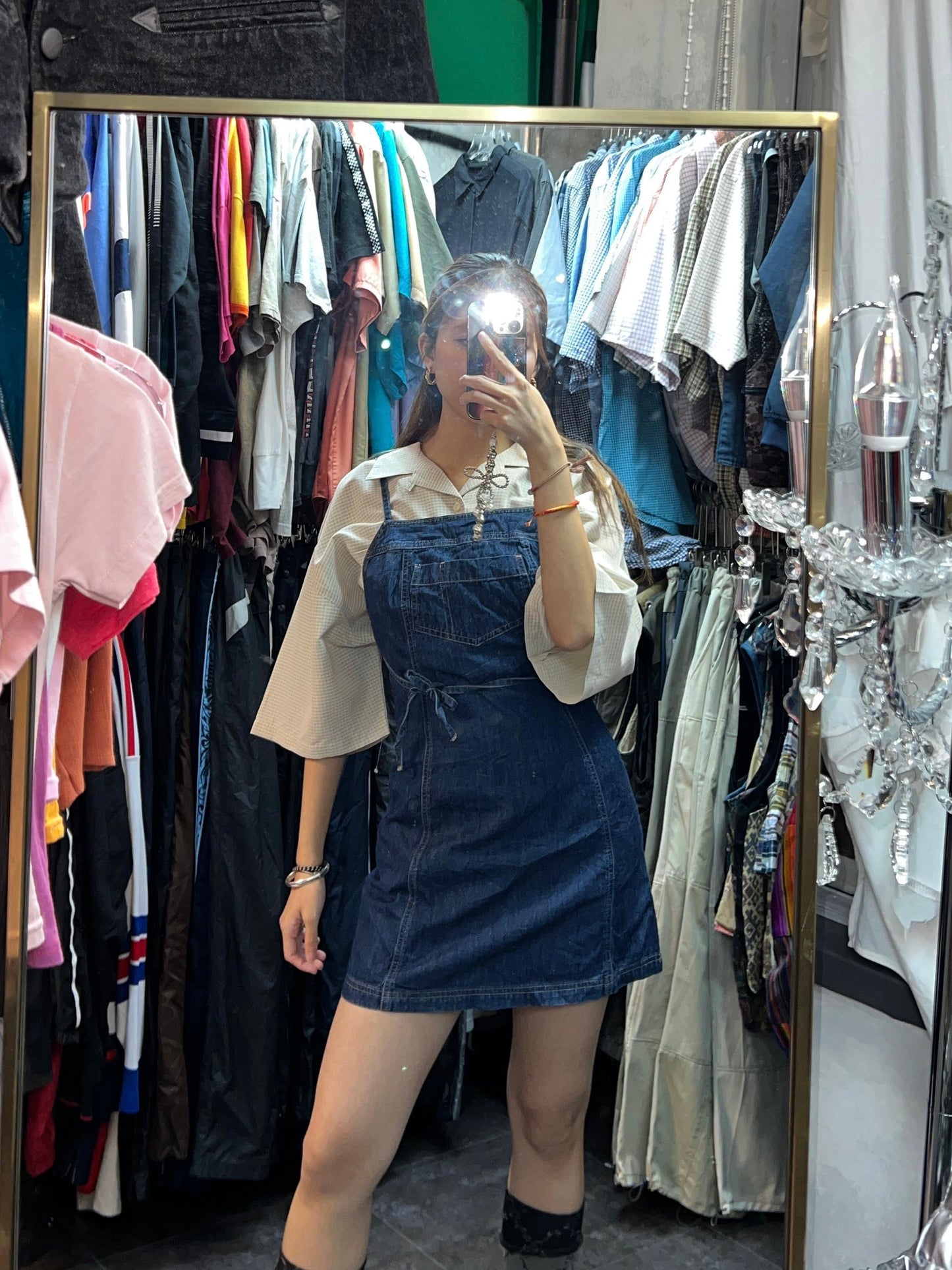 Vtg Denim dress