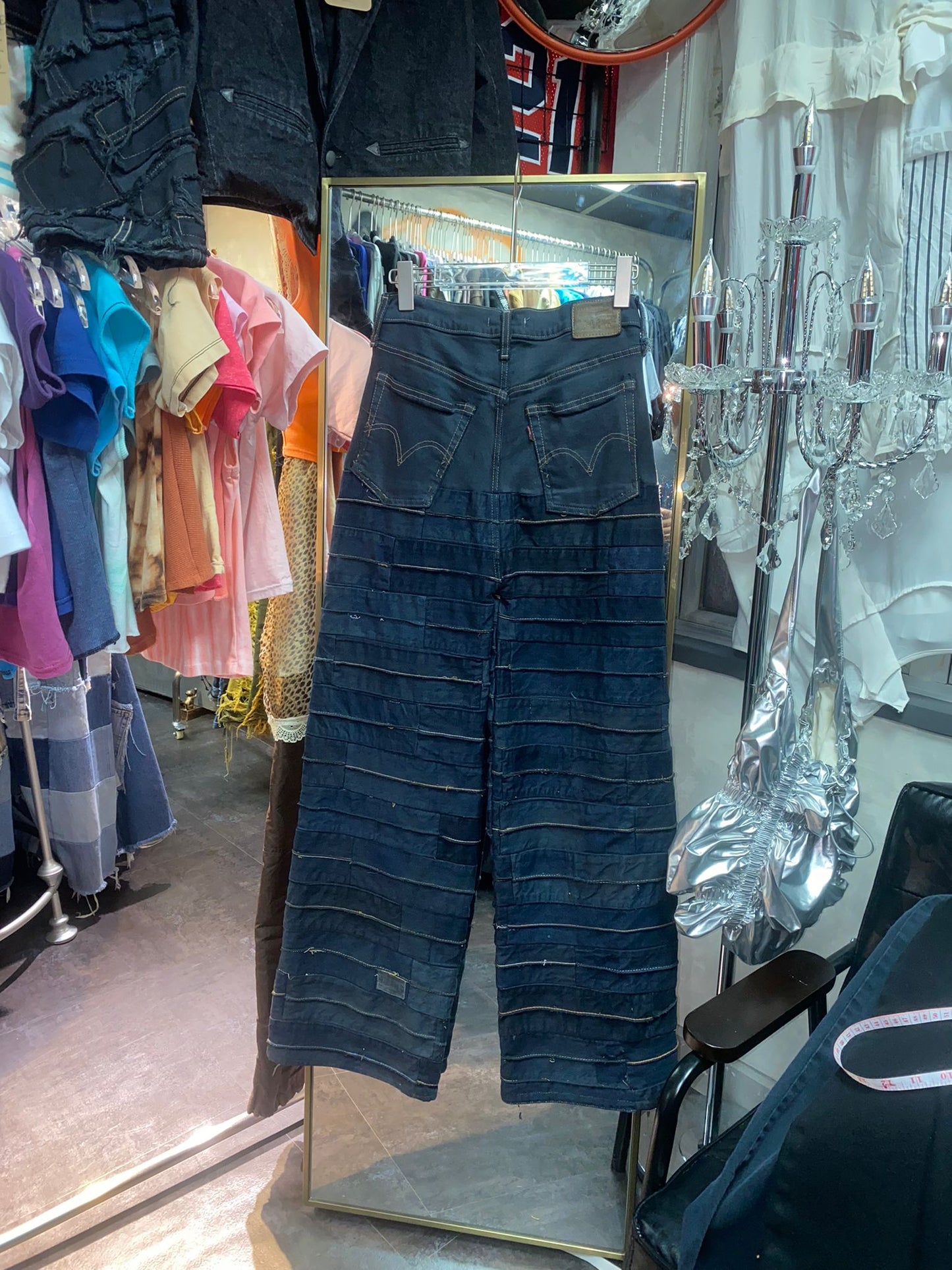 Vtg Remake Jeans (Cake-Washed Black)
