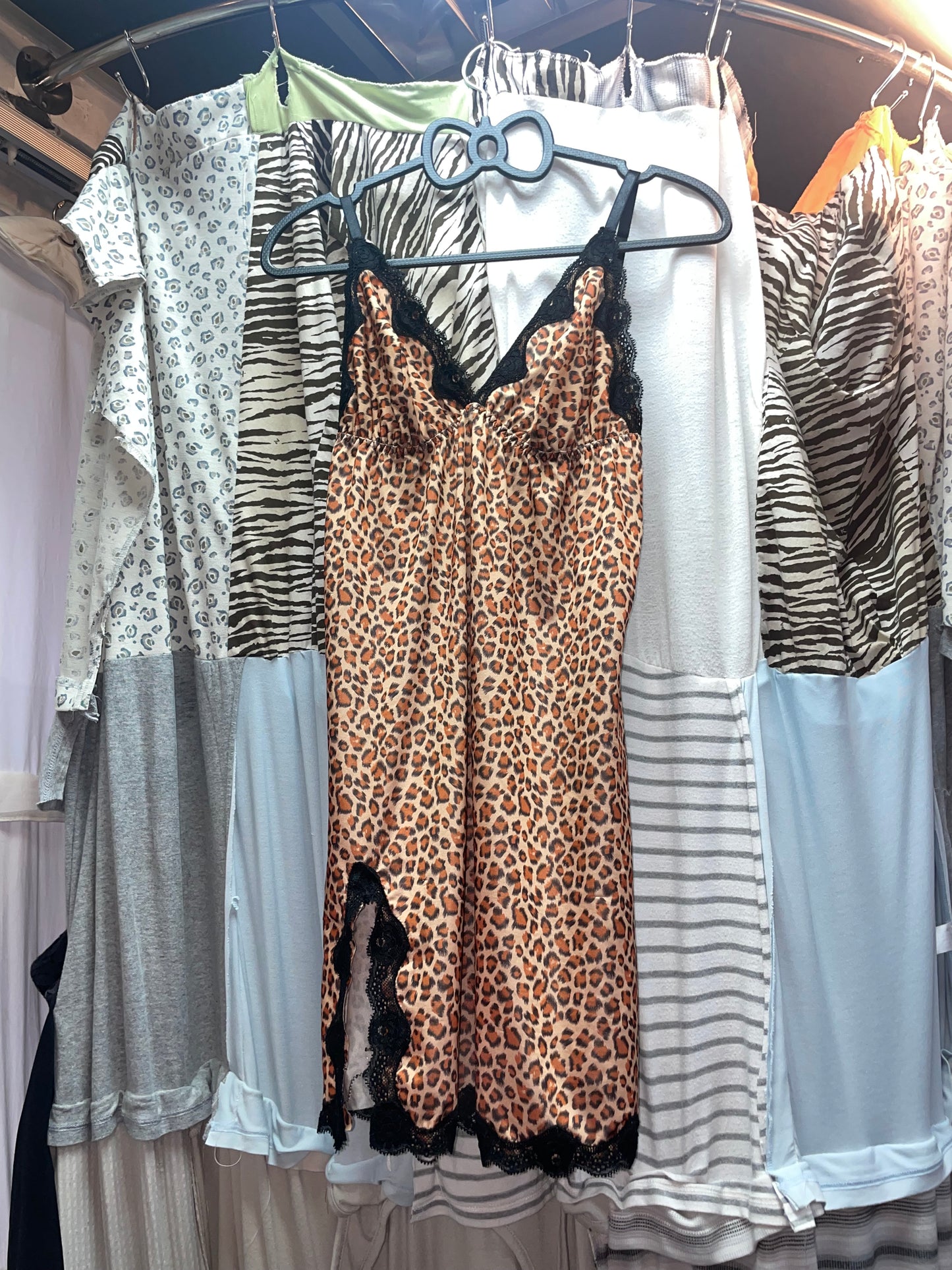 Leopard Printed Fairy Lace Dress
