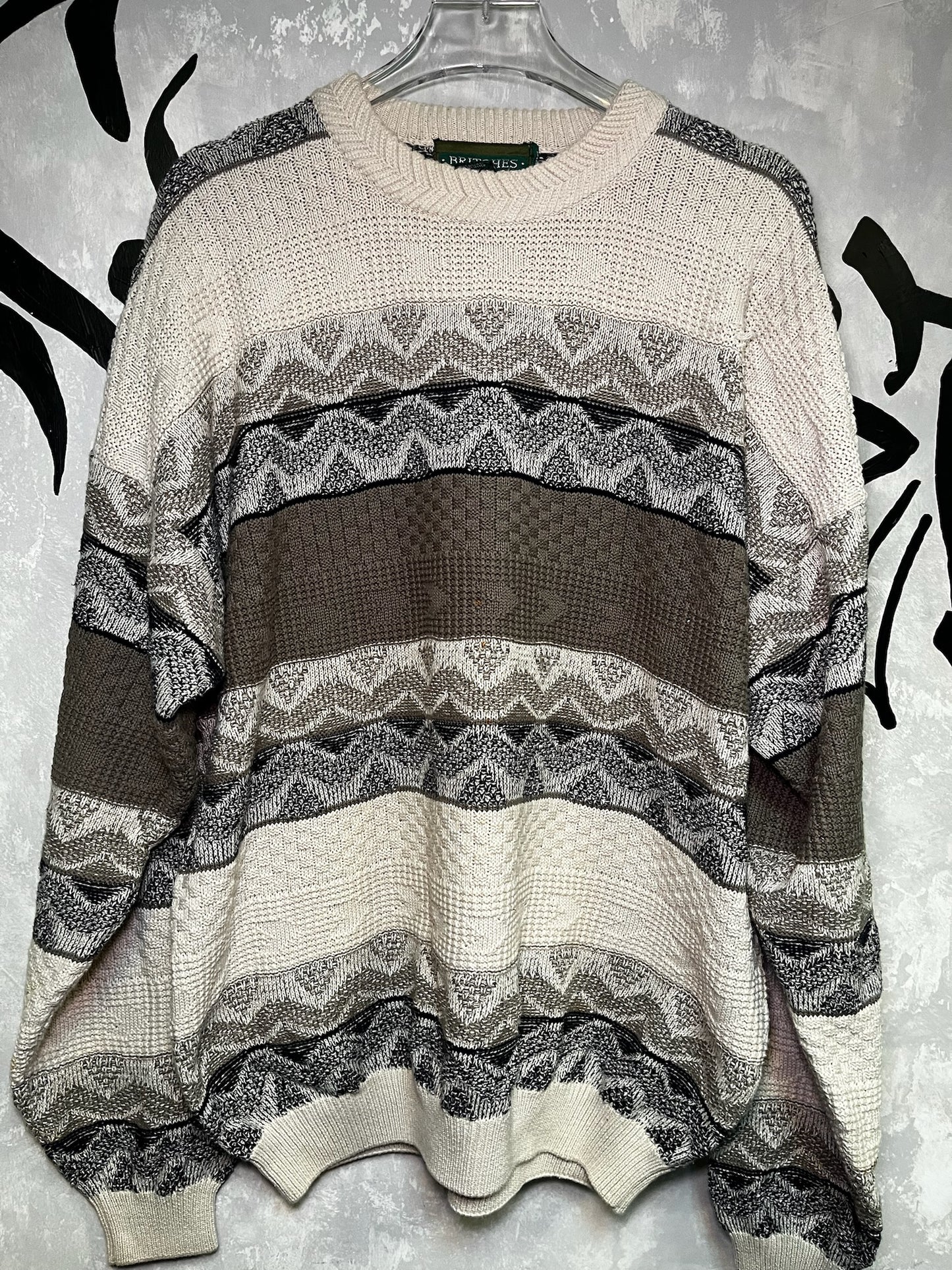 Coogi Style 3D Knitting Sweater