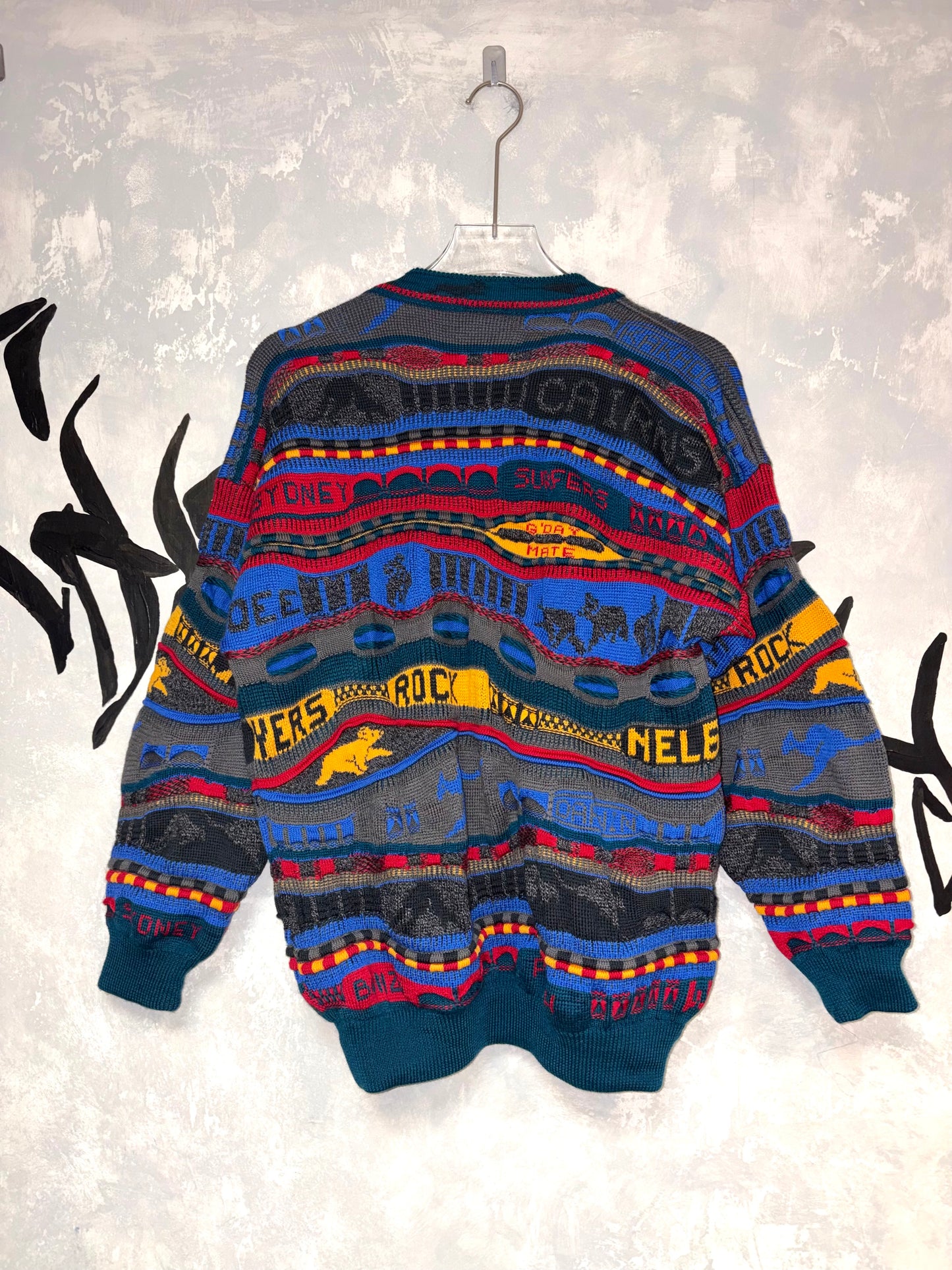 Coogi Style 3D Knitting Jacket