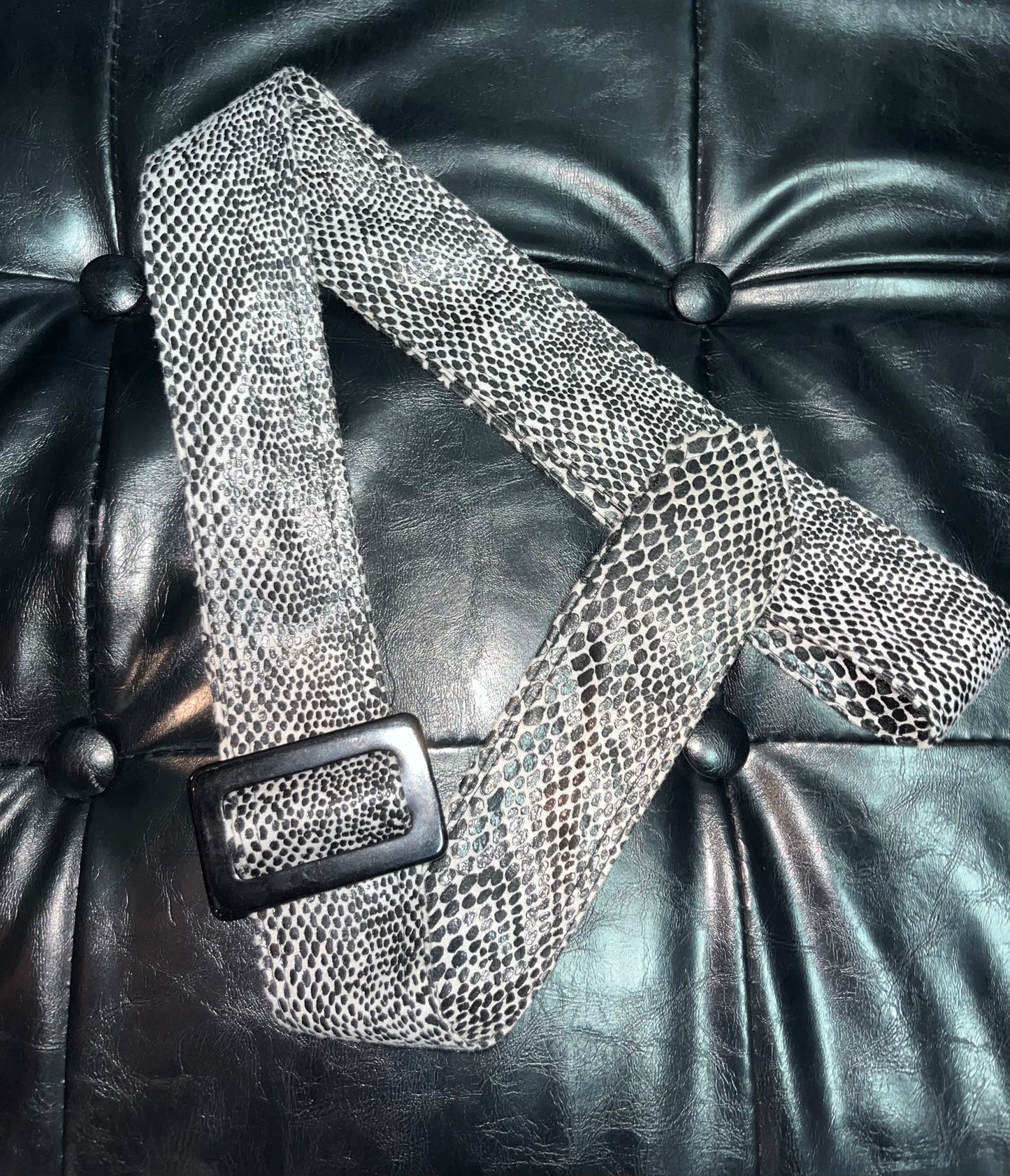 Vintage Leopard Print Belt